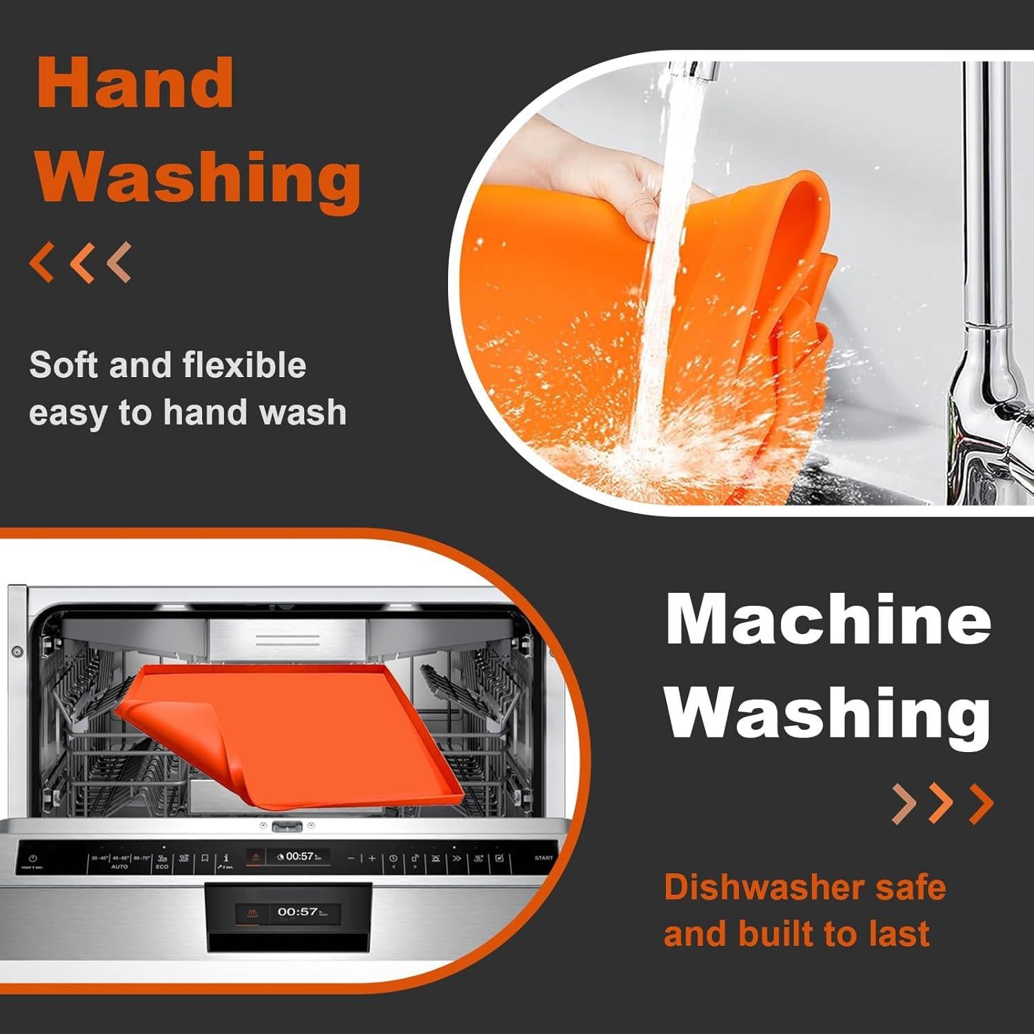 Cubierta de Silicona Ghislaine para Plancha 36" Naranja