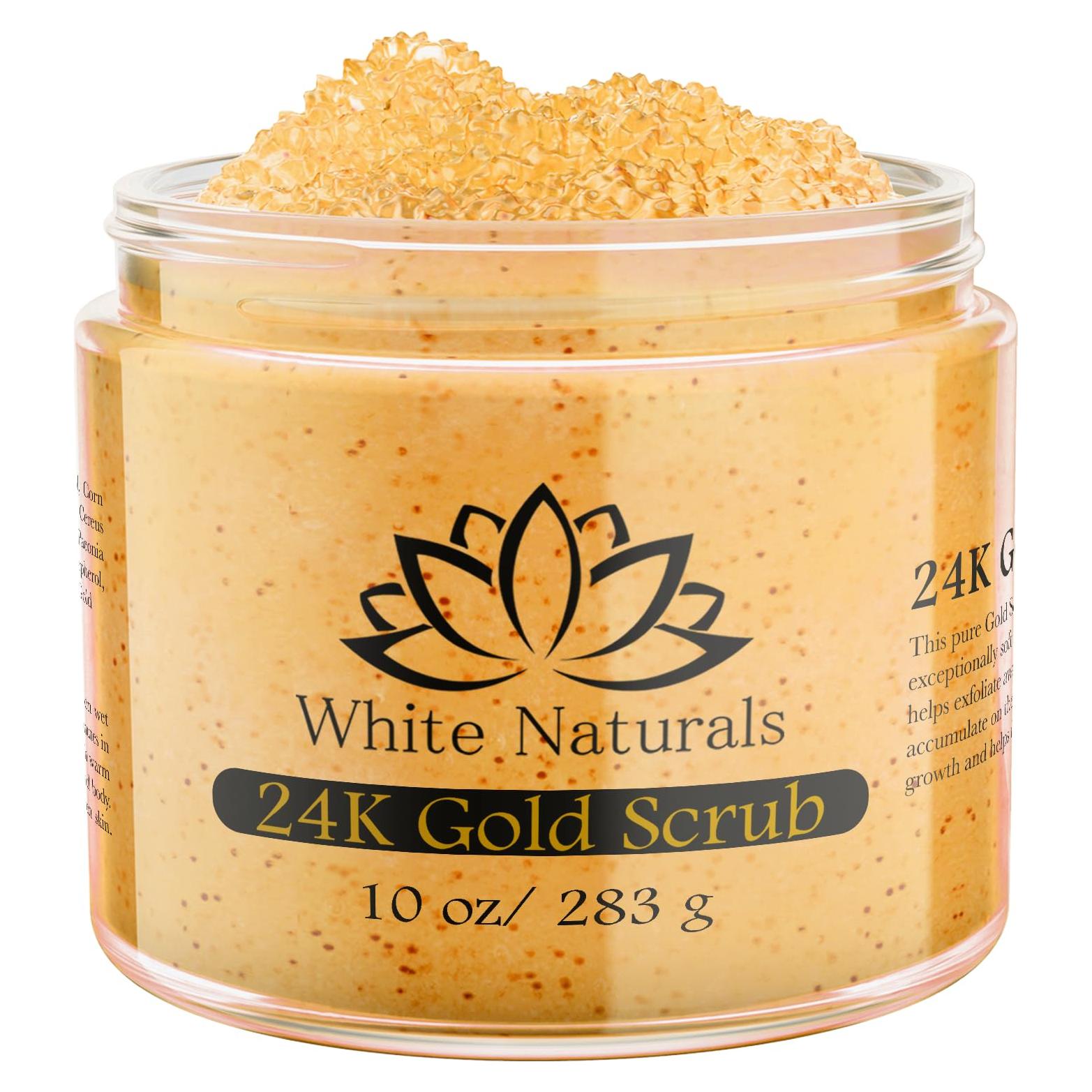 Exfoliante Corporal de Oro 24K White Naturals 226g