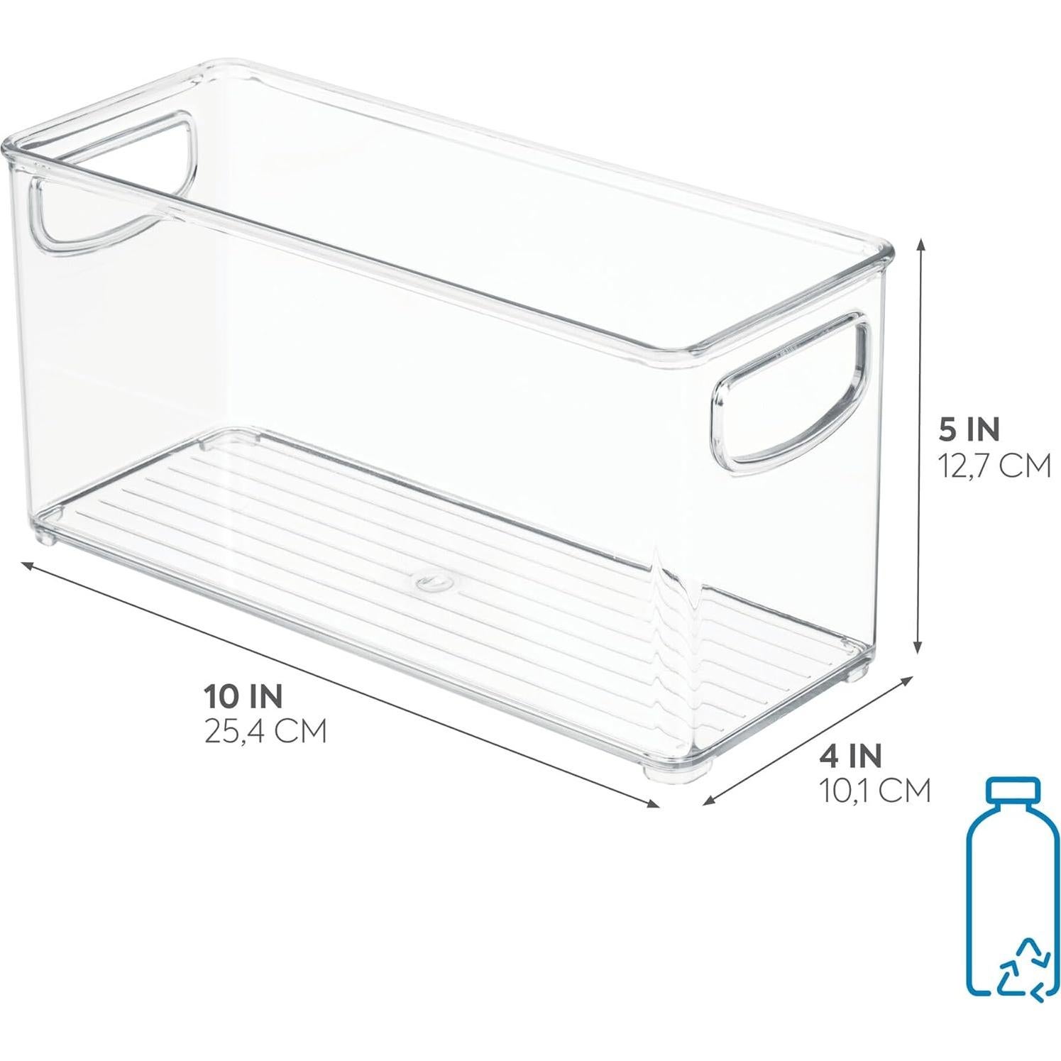 Contenedor Apilable iDesign Linus 25.4x10.16x12.7 cm BPA Free