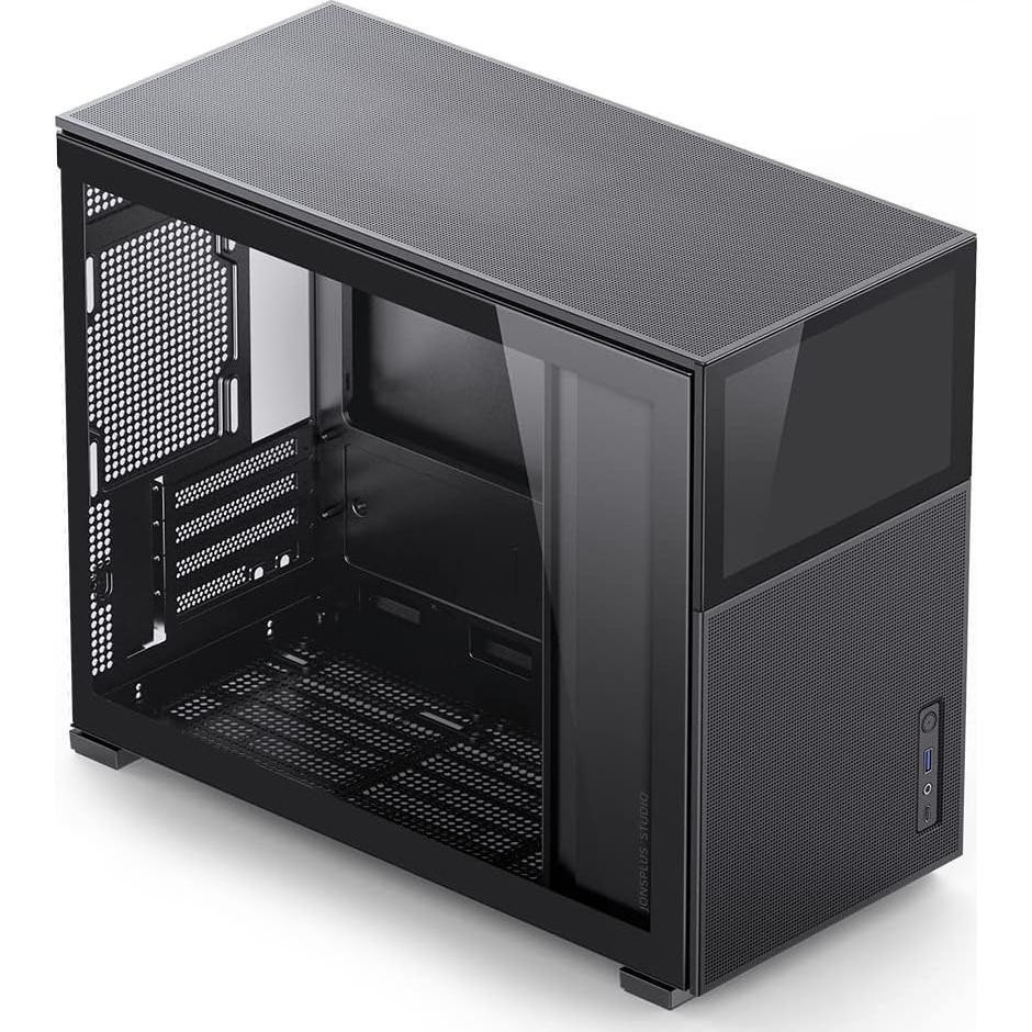 Caja de PC Jonsbo D31 MESH Negro Micro ATX con Pantalla