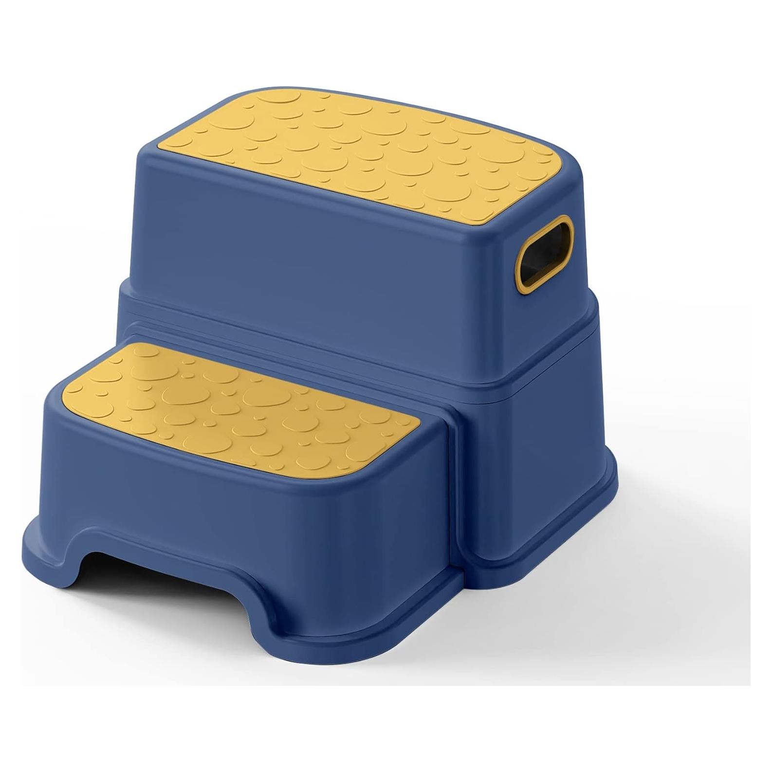 Escalera de 2 Pasos para Niños UNCLE WU Antideslizante Azul