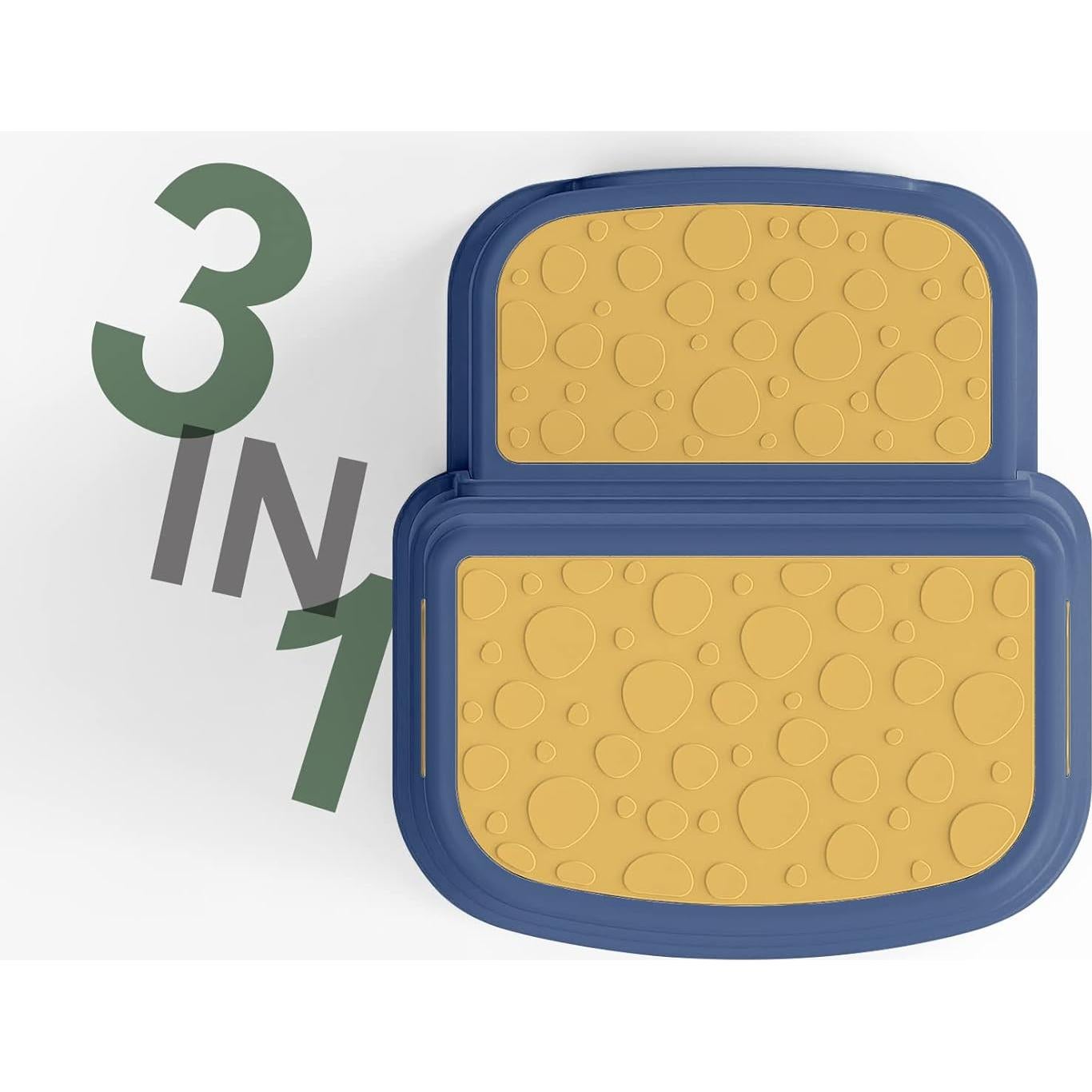 Escalera de 2 Pasos para Niños UNCLE WU Antideslizante Azul