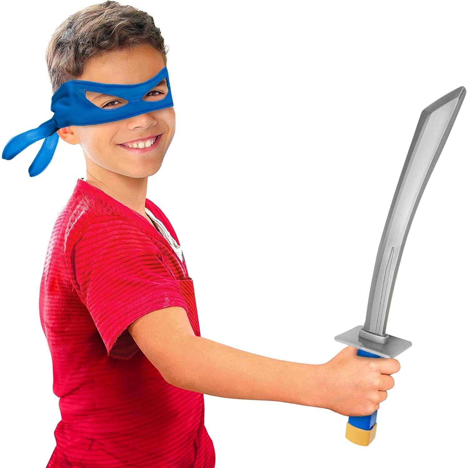 Disfraz Tortuga Ninja Azul con Accesorios para Niños 3-12 Años