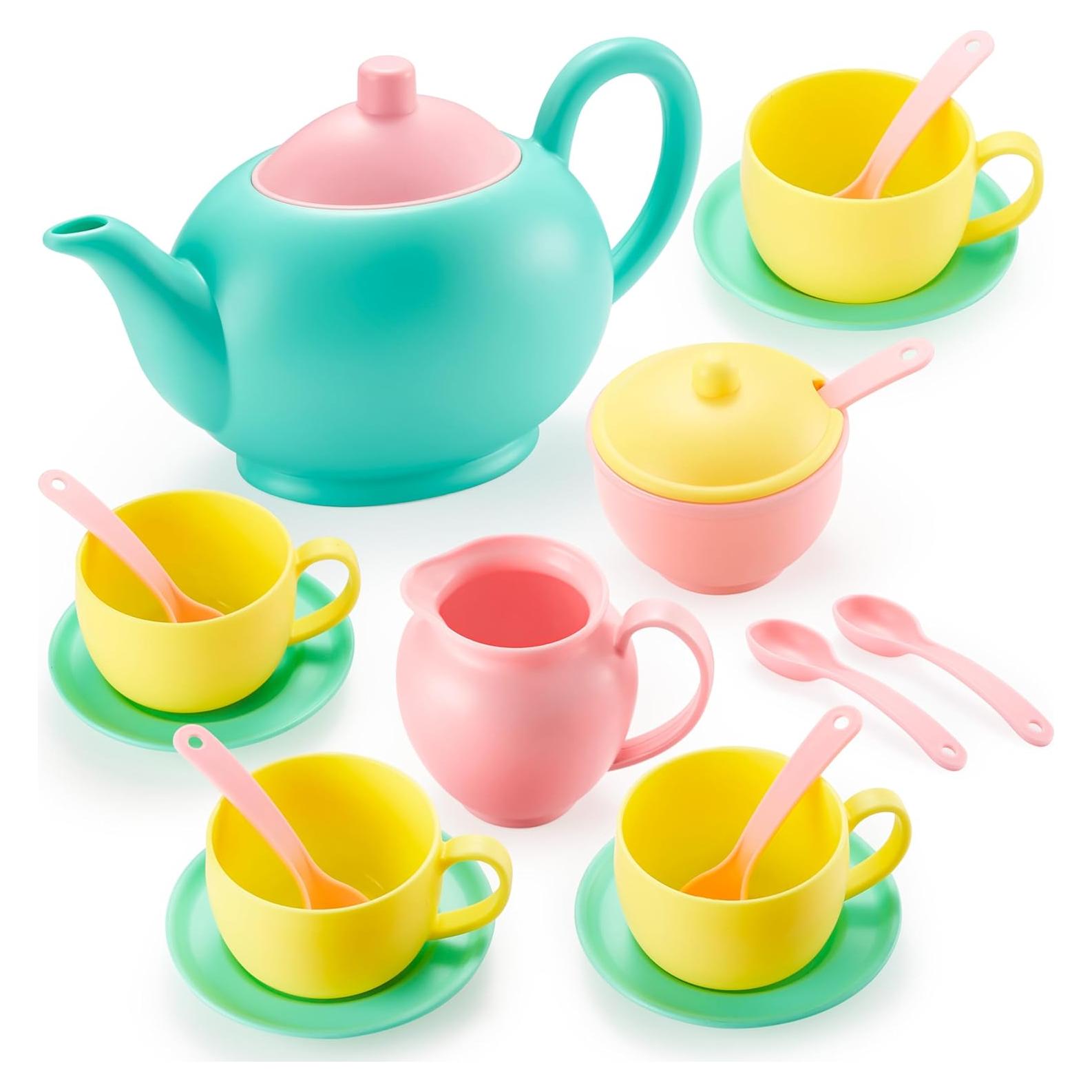 Juego de Fiesta de Té 18 Piezas Joyin para Niños 3+ Años
