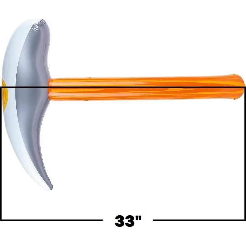 Pico Inflable 83.82 cm Color Madera y Plata Juguete Niños