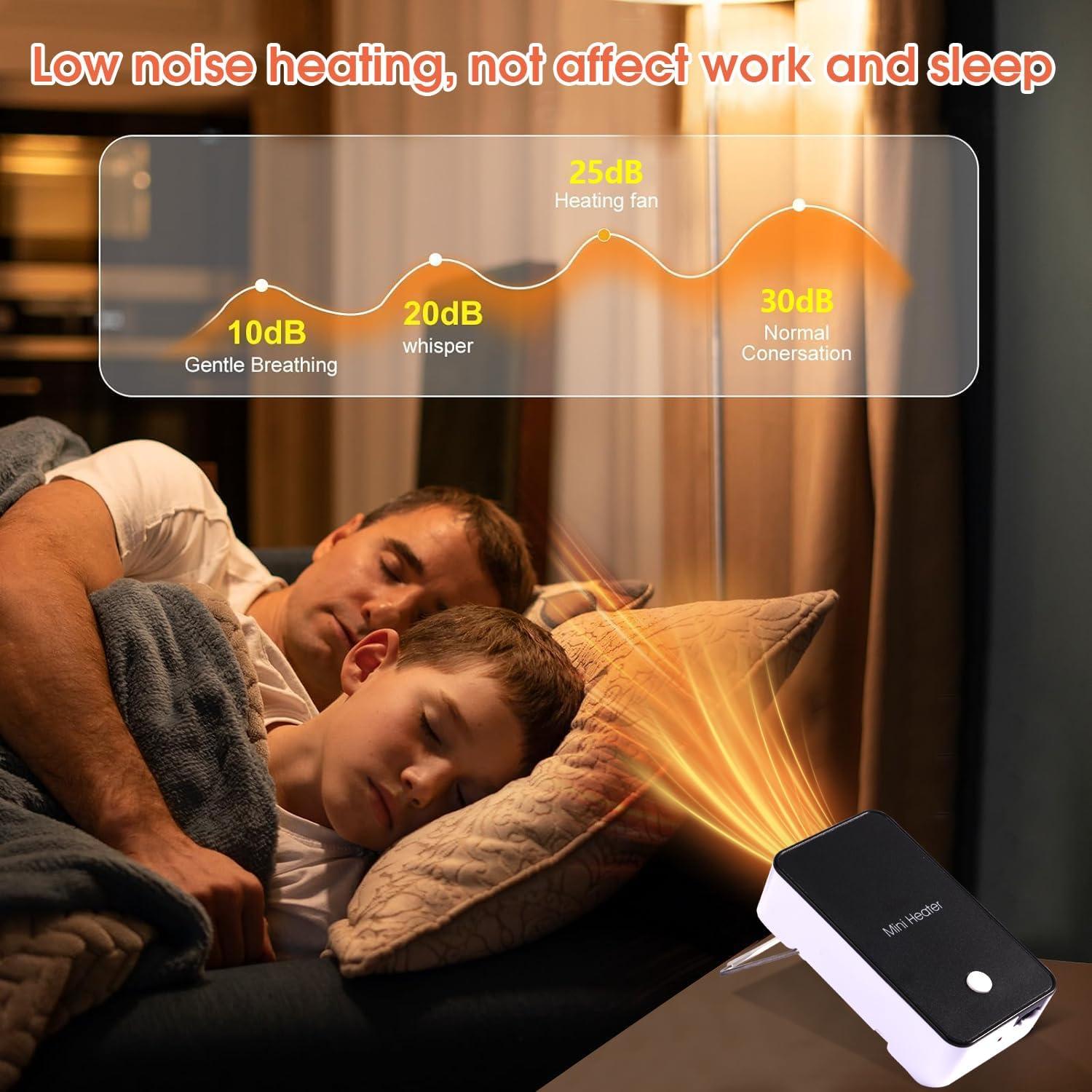 Calentador Eléctrico Portátil BIVASMWATH 250W Negro