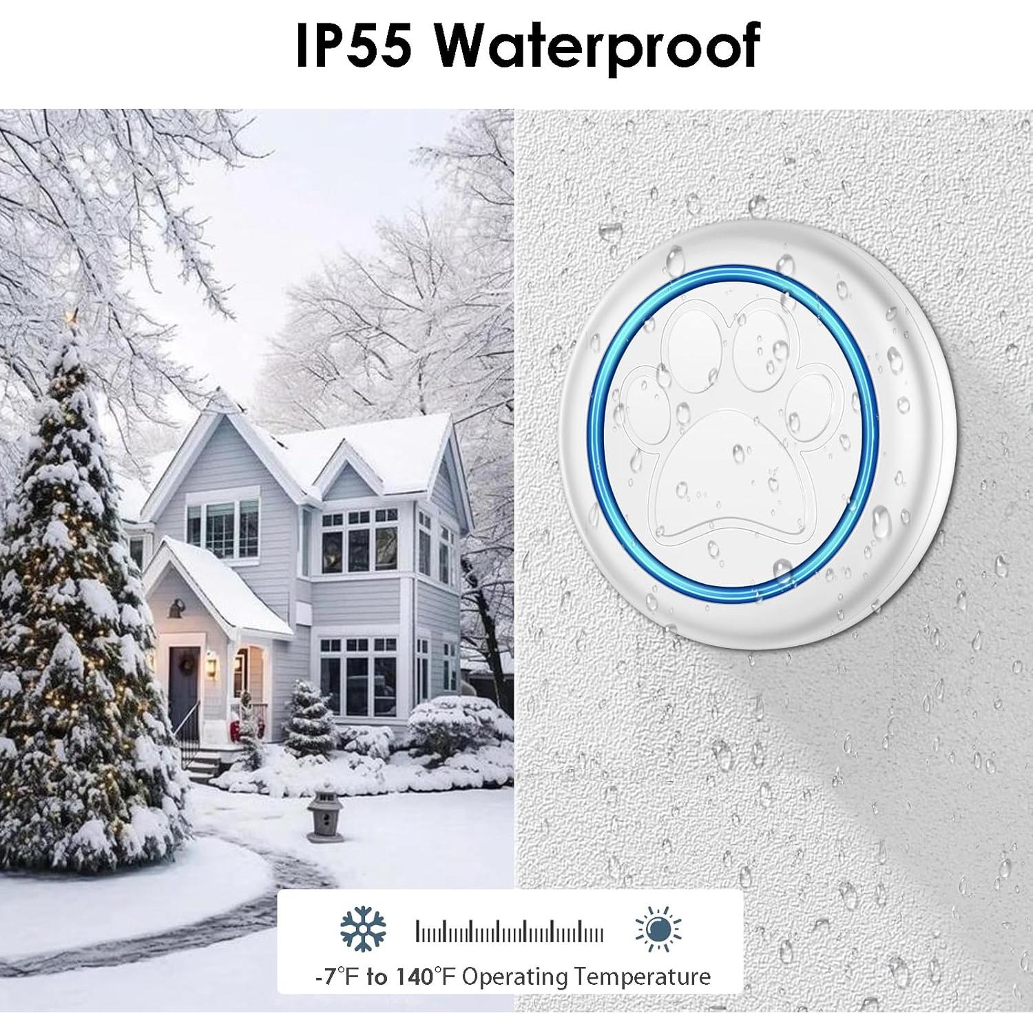 Timbre Inalámbrico para Perros 1 Plus One, 1000 pies