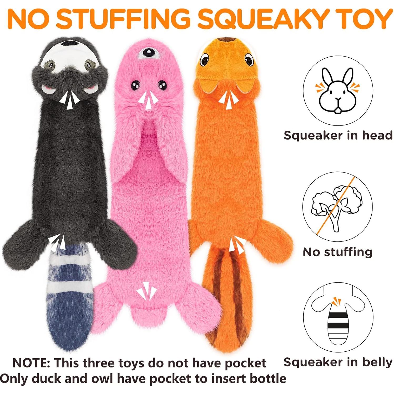 Juguetes Squeaky para Perros FIREOR - Juego de 5 Piezas