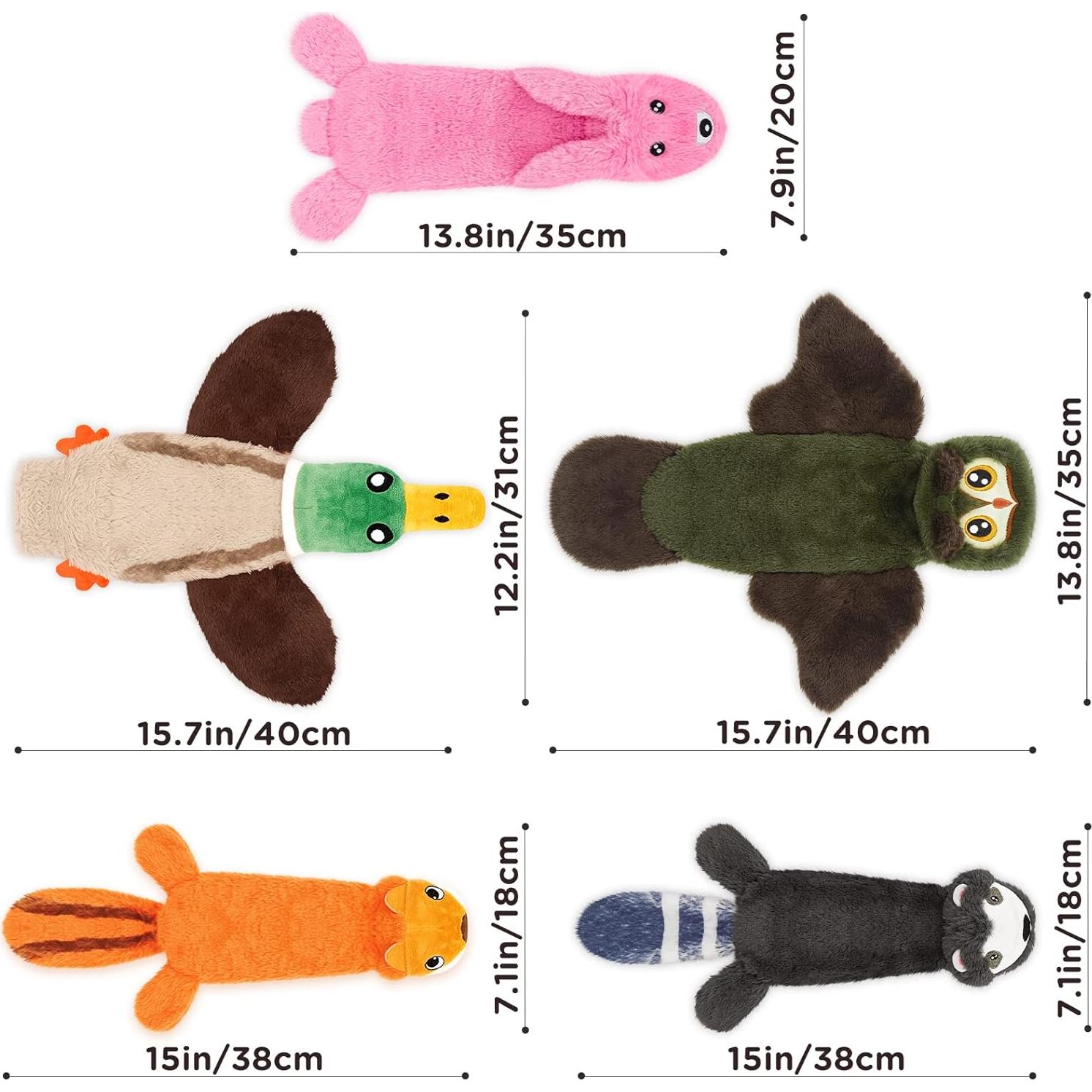 Juguetes Squeaky para Perros FIREOR - Juego de 5 Piezas