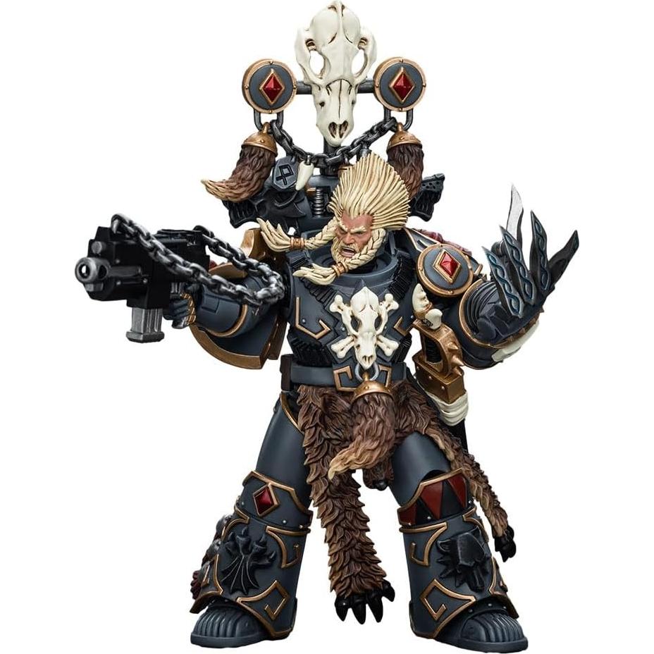 Figura de Acción JOYTOY Warhammer 1/18 Space Wolves Geigor