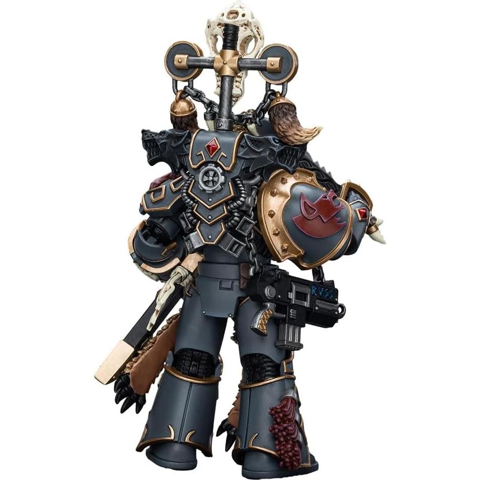 Figura de Acción JOYTOY Warhammer 1/18 Space Wolves Geigor