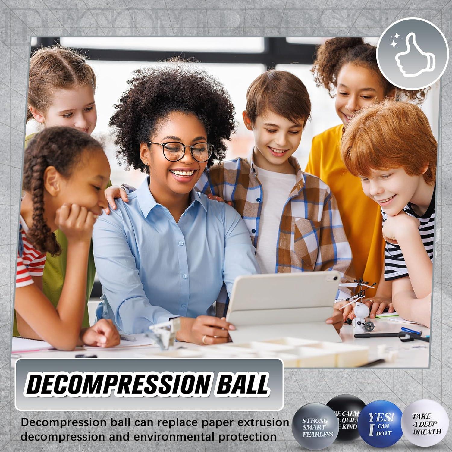 Zomiboo 20 Pelotas de Estrés Motivacionales Color Brillante