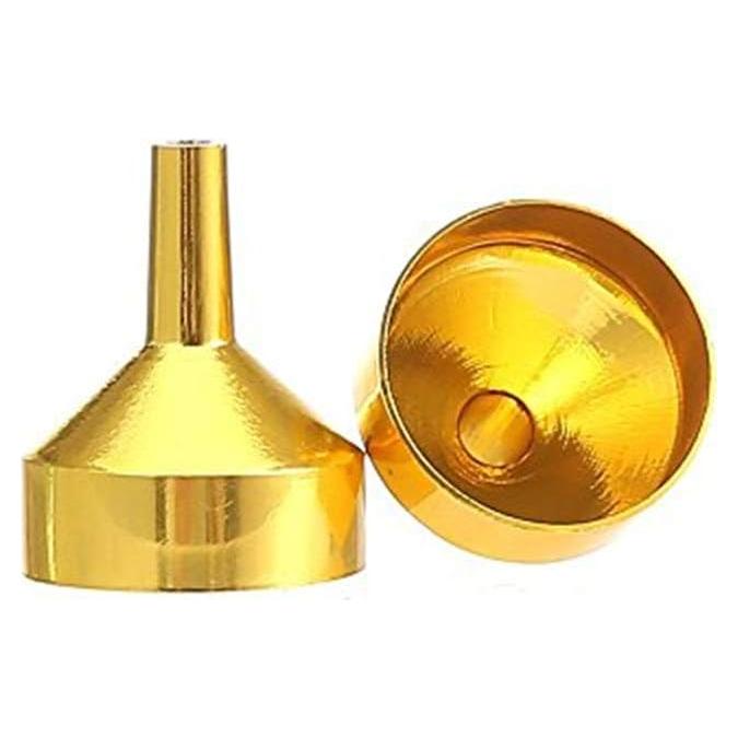 6 Embudos de Aluminio OZXCHIXU para Llenar Botellas de Perfume