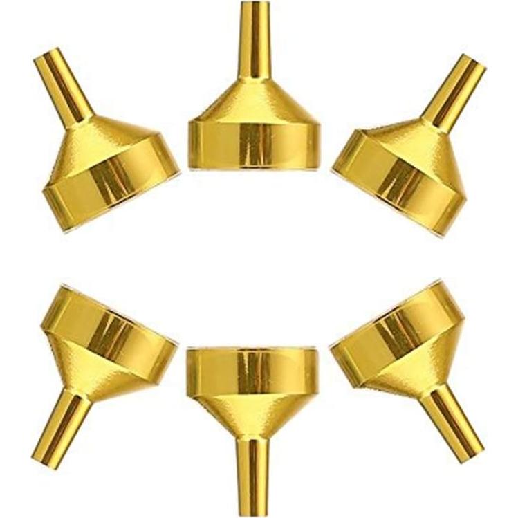6 Embudos de Aluminio OZXCHIXU para Llenar Botellas de Perfume