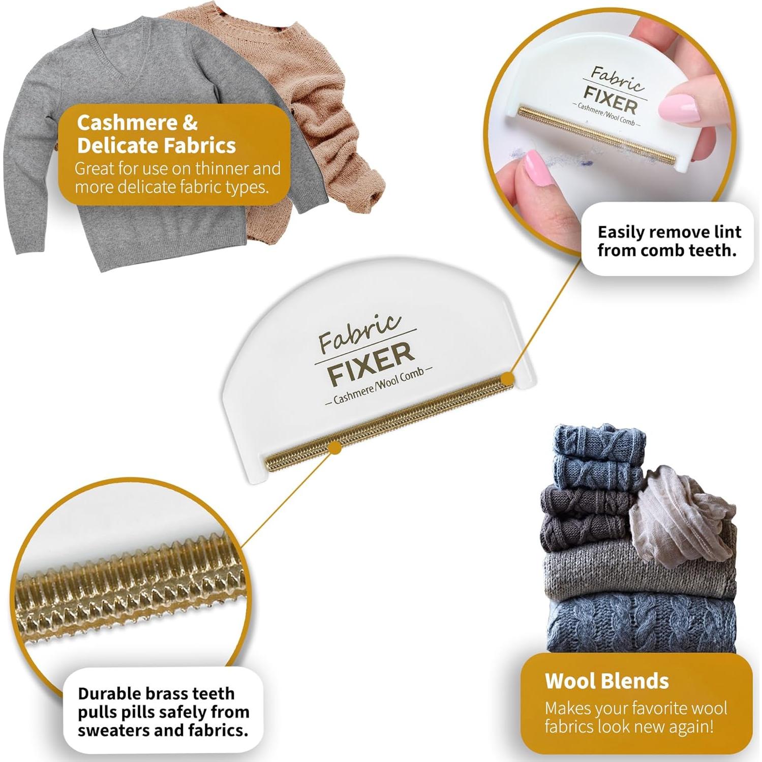 Peine Desfuzzador Manual para Suéteres de Cachemira Hackers de Armario