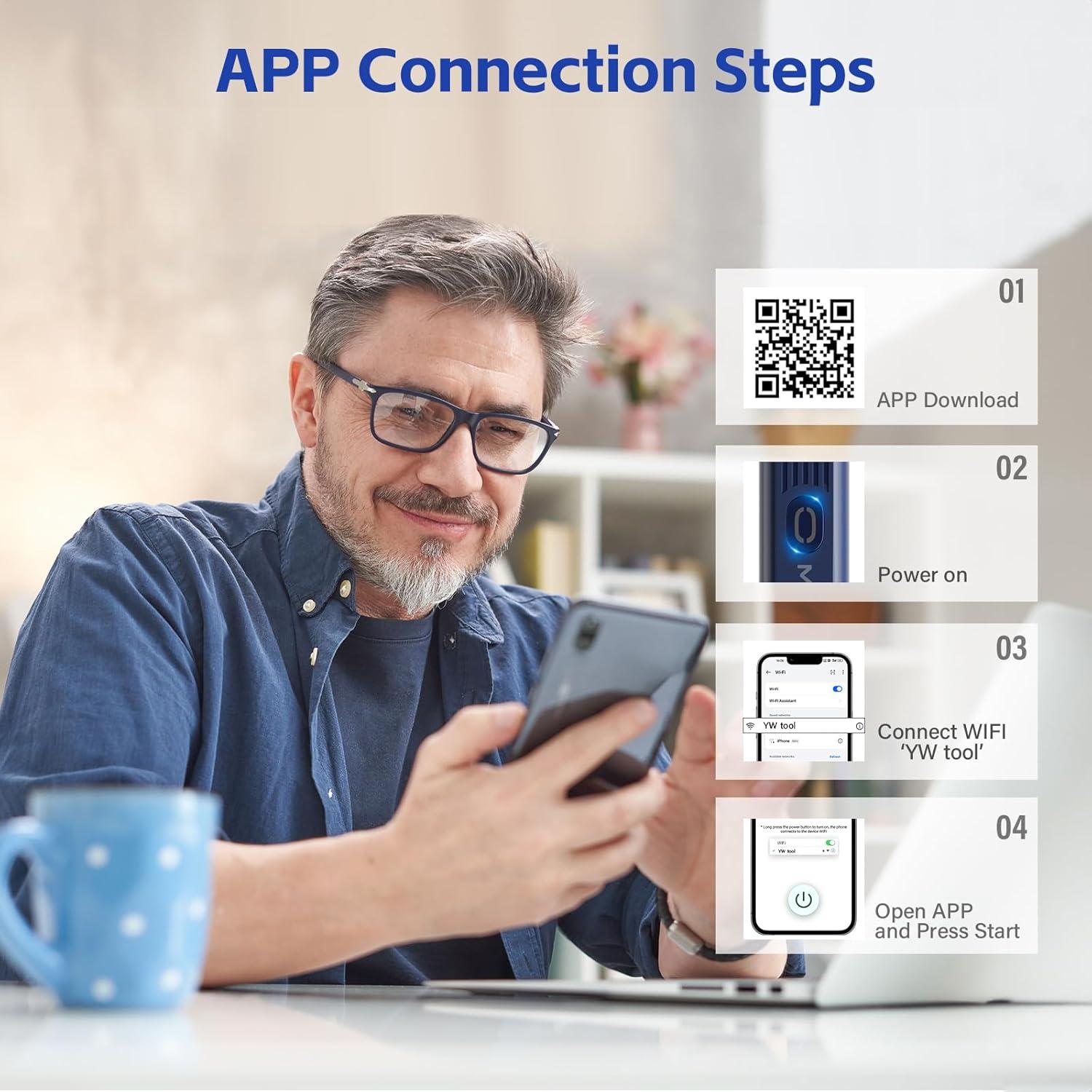 Kit de Limpieza de Oído Morelax con Cámara 1080P 8 Piezas