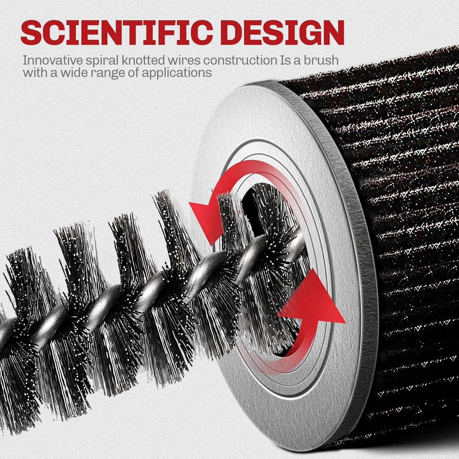 Juego de 6 Cepillos de Agujero Acero Inoxidable 304 ColumPRO