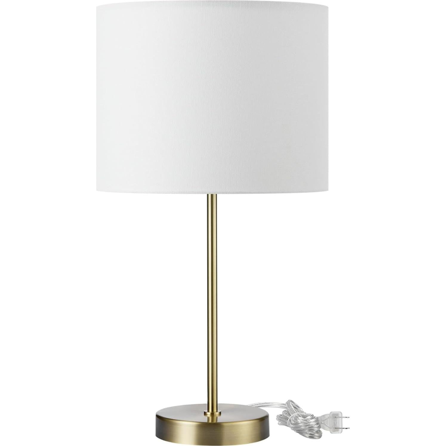 Lámpara de Mesa GLOBE Electric Versa 48.26 cm Oro Mate