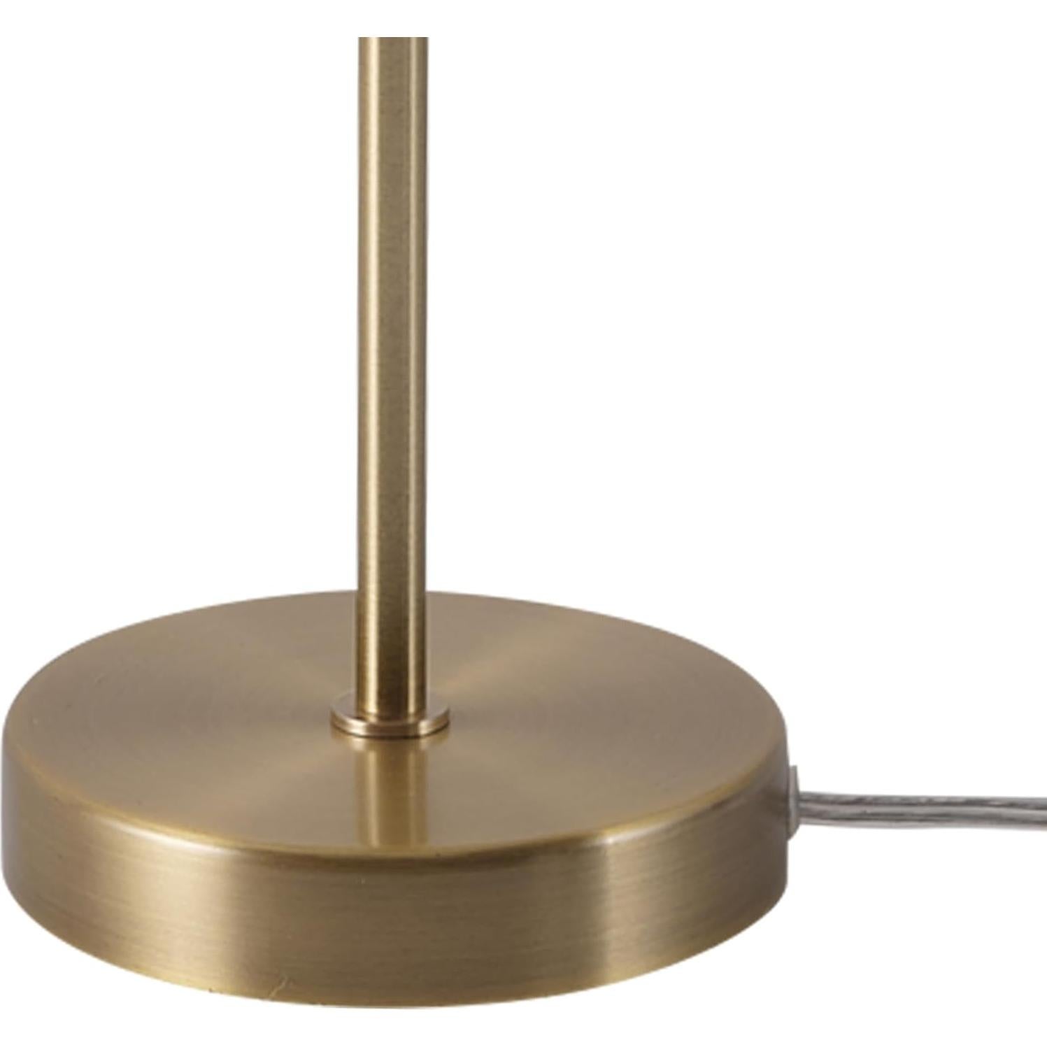 Lámpara de Mesa GLOBE Electric Versa 48.26 cm Oro Mate