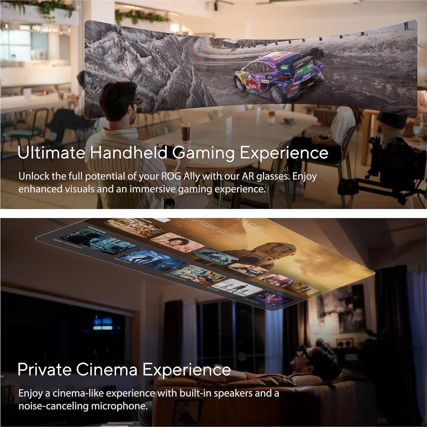 Gafas AR Inteligentes ASUS AirVision M1 - Pantalla 100" 1100 nits