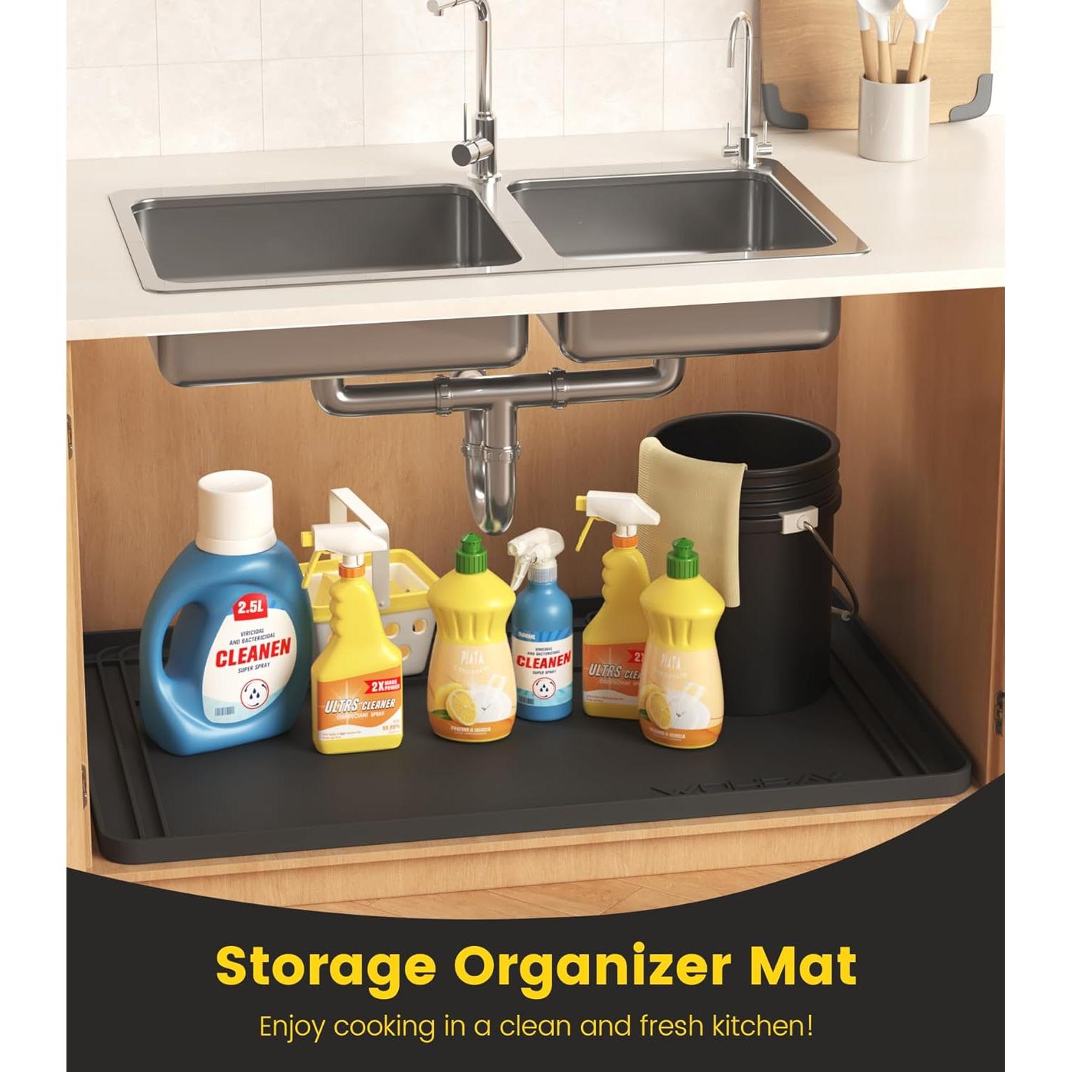 Alfombrilla para Fregadero Wohbay 86.4x55.9cm Silicona Impermeable