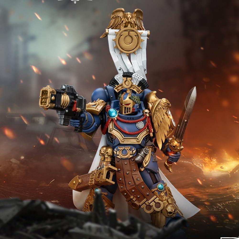 Figura de Acción JOYTOY Warhammer 1/18 Ultramarines Praetor