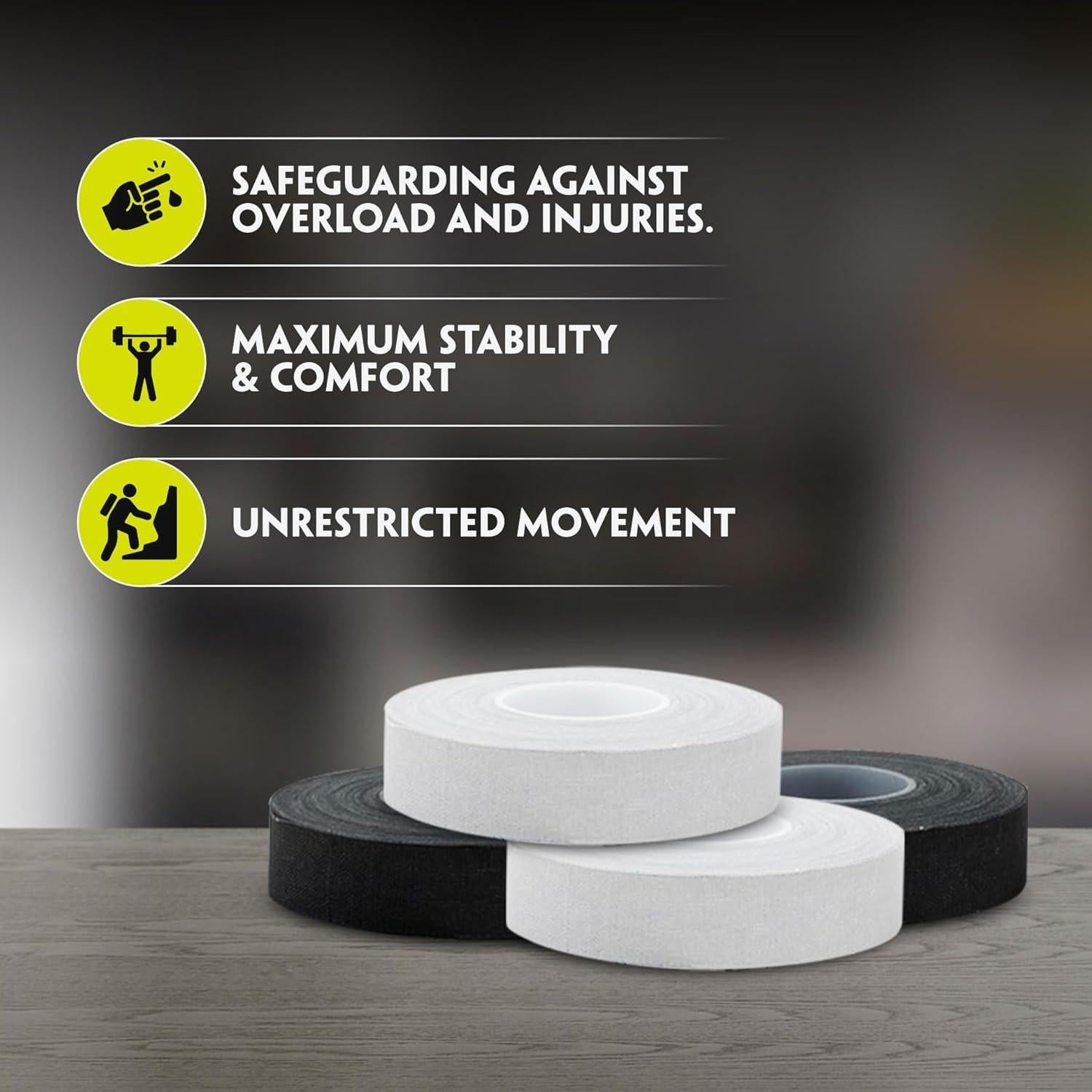 Cinta para Dedos EAGLES 2 Paquete 1.27 cm x 9.14 m Blanca