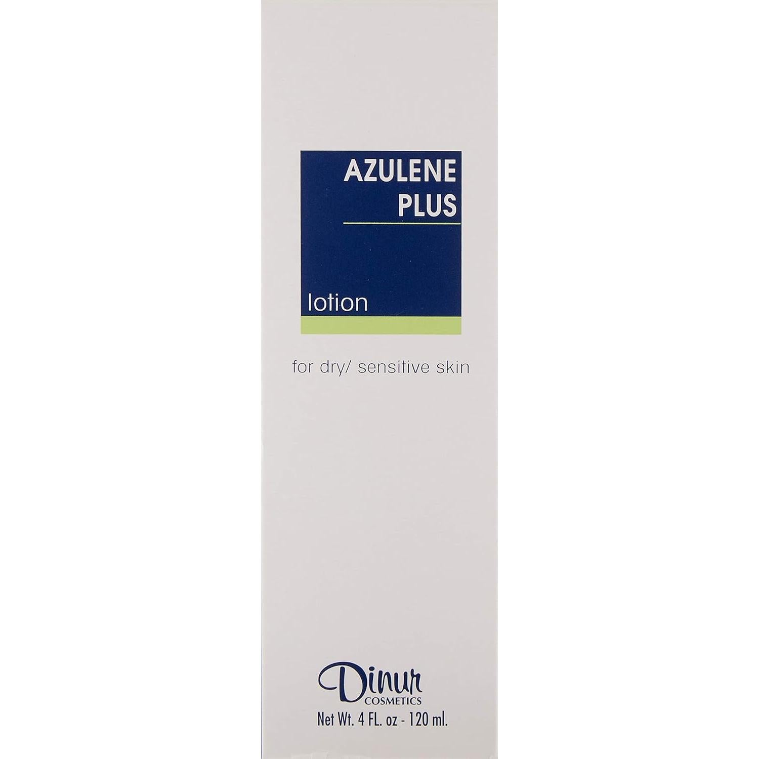 Loción Azulene Plus Dinur 120 ml para piel seca y sensible