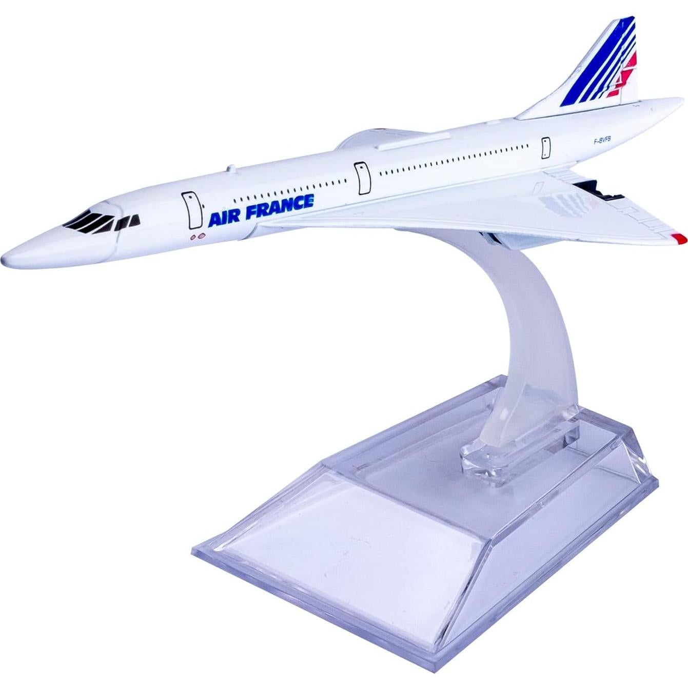 Modelo de avión Bswath Concorde 16 cm para colección