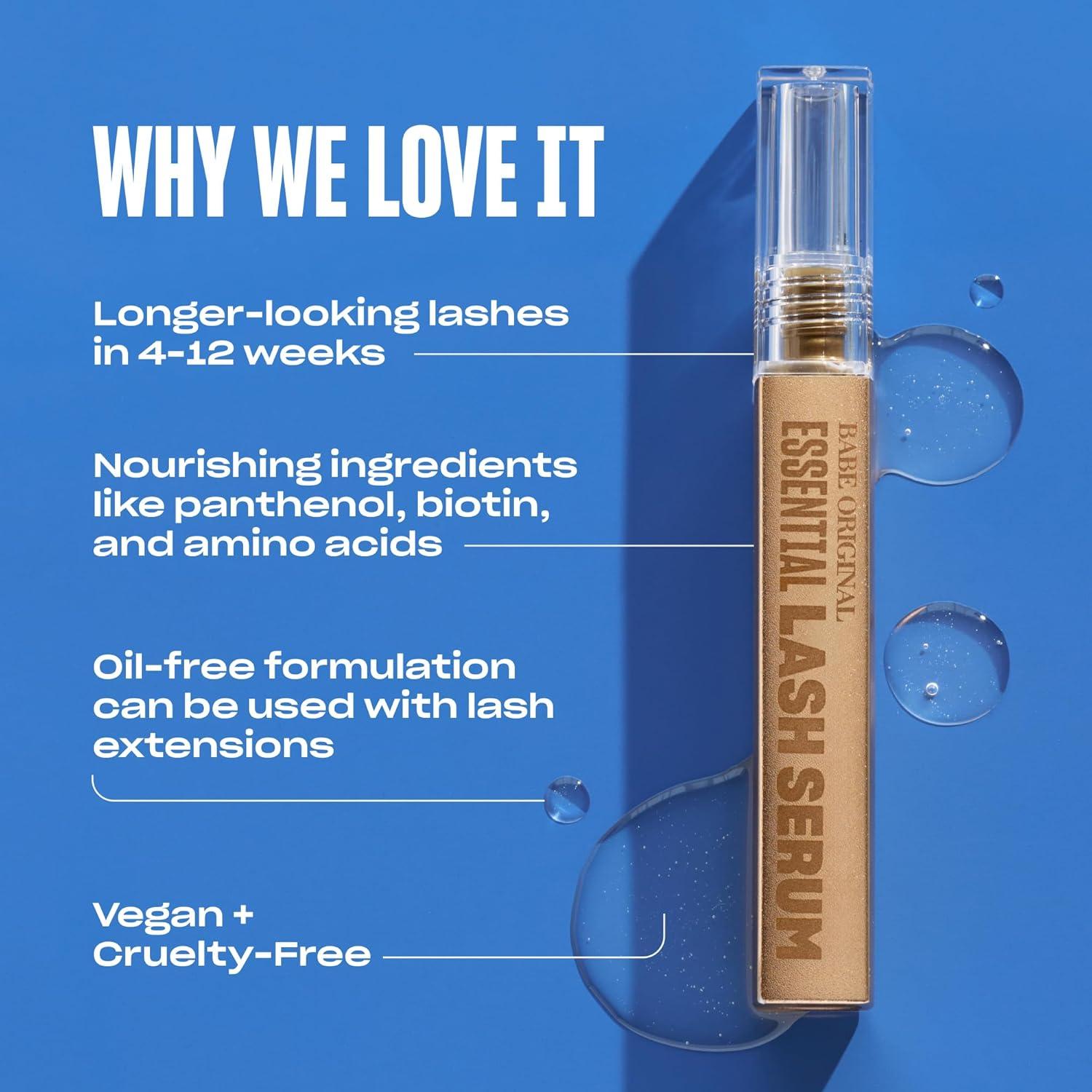 Suero de Pestañas Babe Original 1.77 ml - Tratamiento Vegano