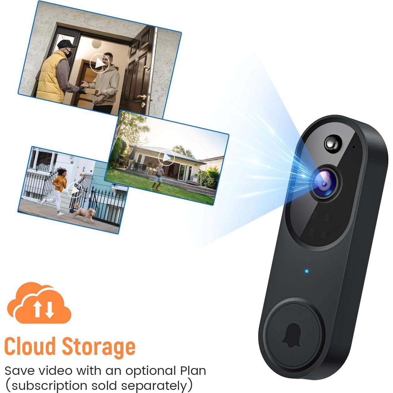 Cámara Timbre Video Inalámbrica Shenzhen M20 720p IA