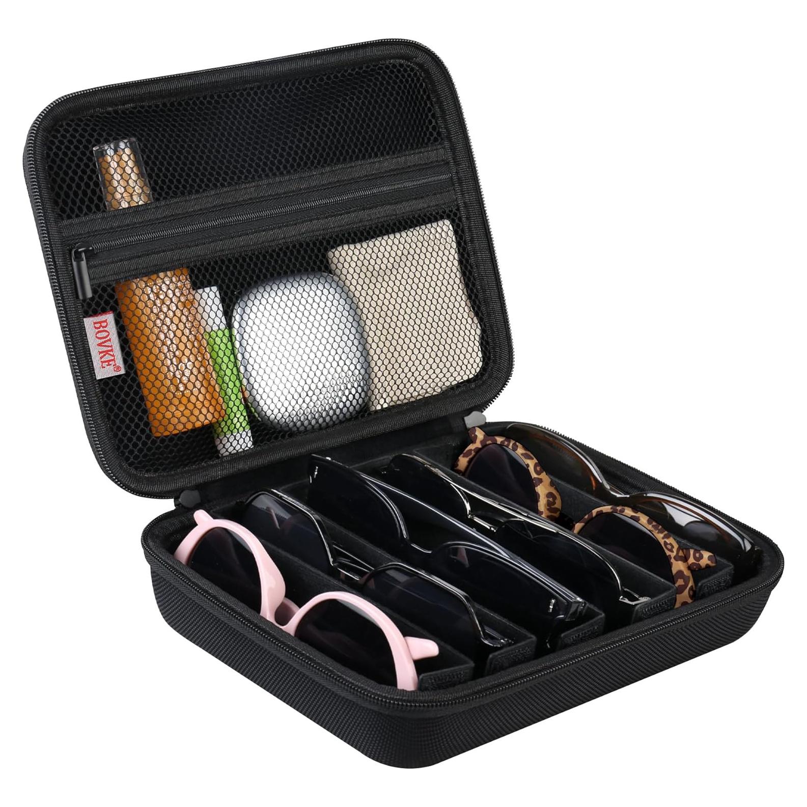 Organizador de Gafas de Sol BOVKE Negro para 6 Pares