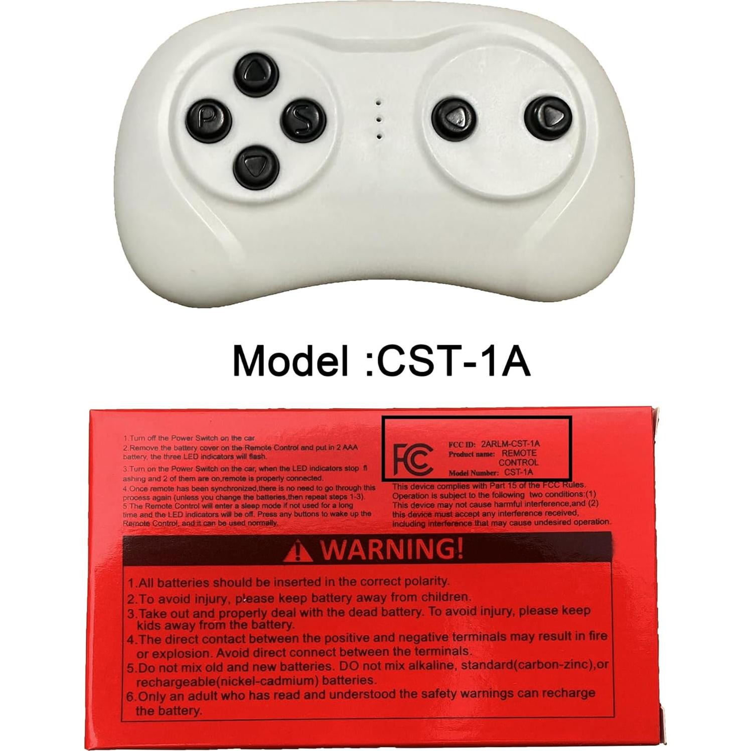 Control Remoto 2.4G CST-1A para Coche Eléctrico Infantil