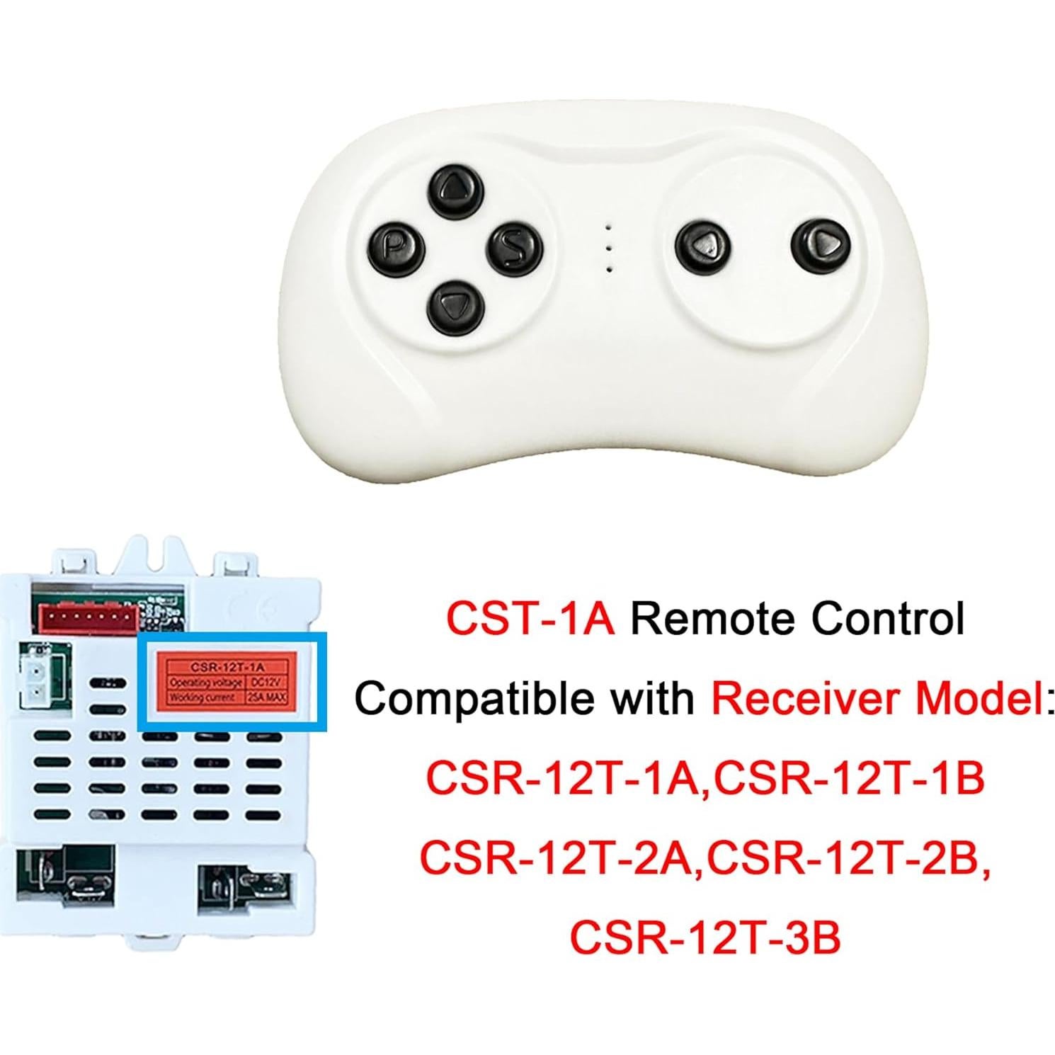Control Remoto 2.4G CST-1A para Coche Eléctrico Infantil