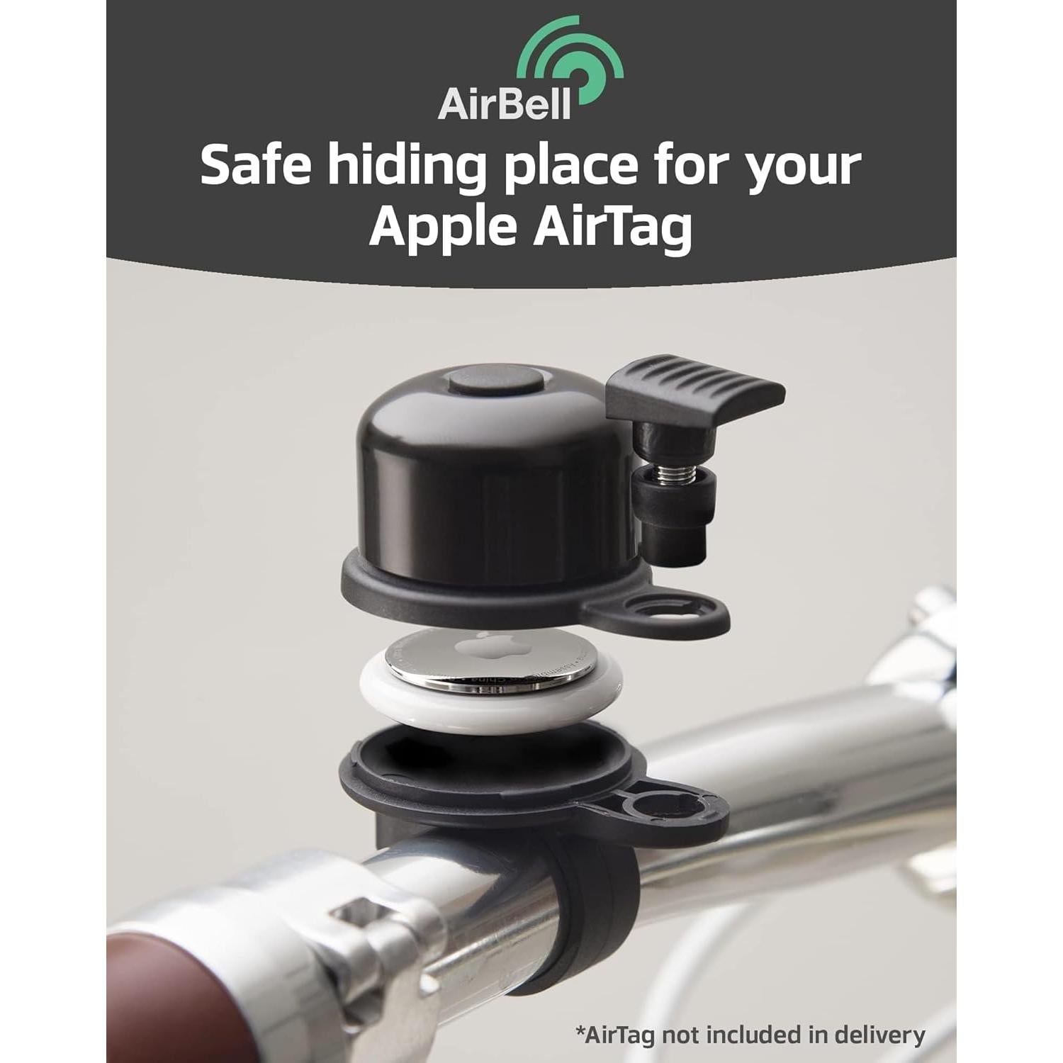 Campana de Bicicleta AirBell para Apple AirTag | Antirrobo