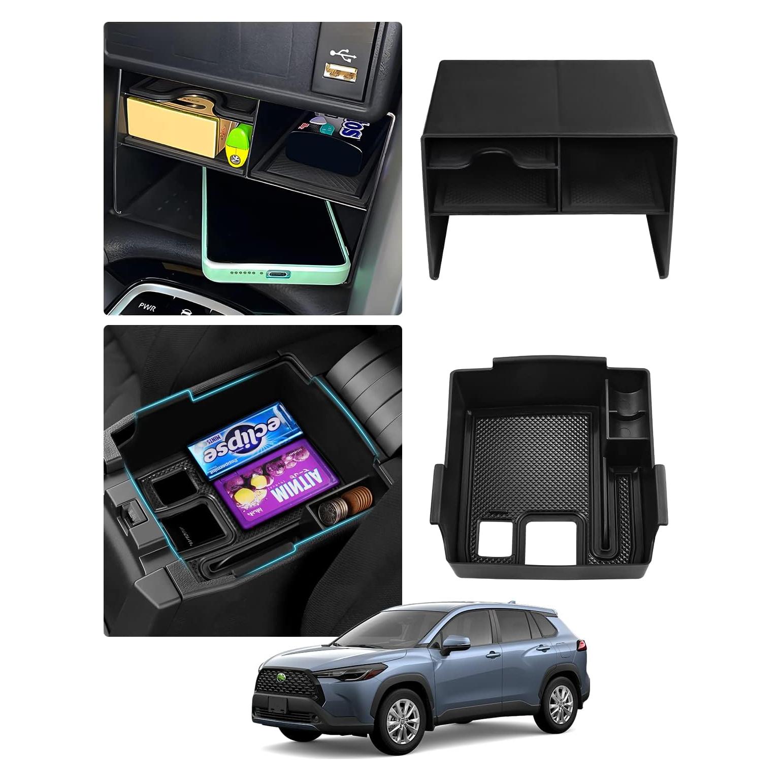 Organizador de Consola Central Karltys 2PCS para Toyota Corolla Cross 2022-2025