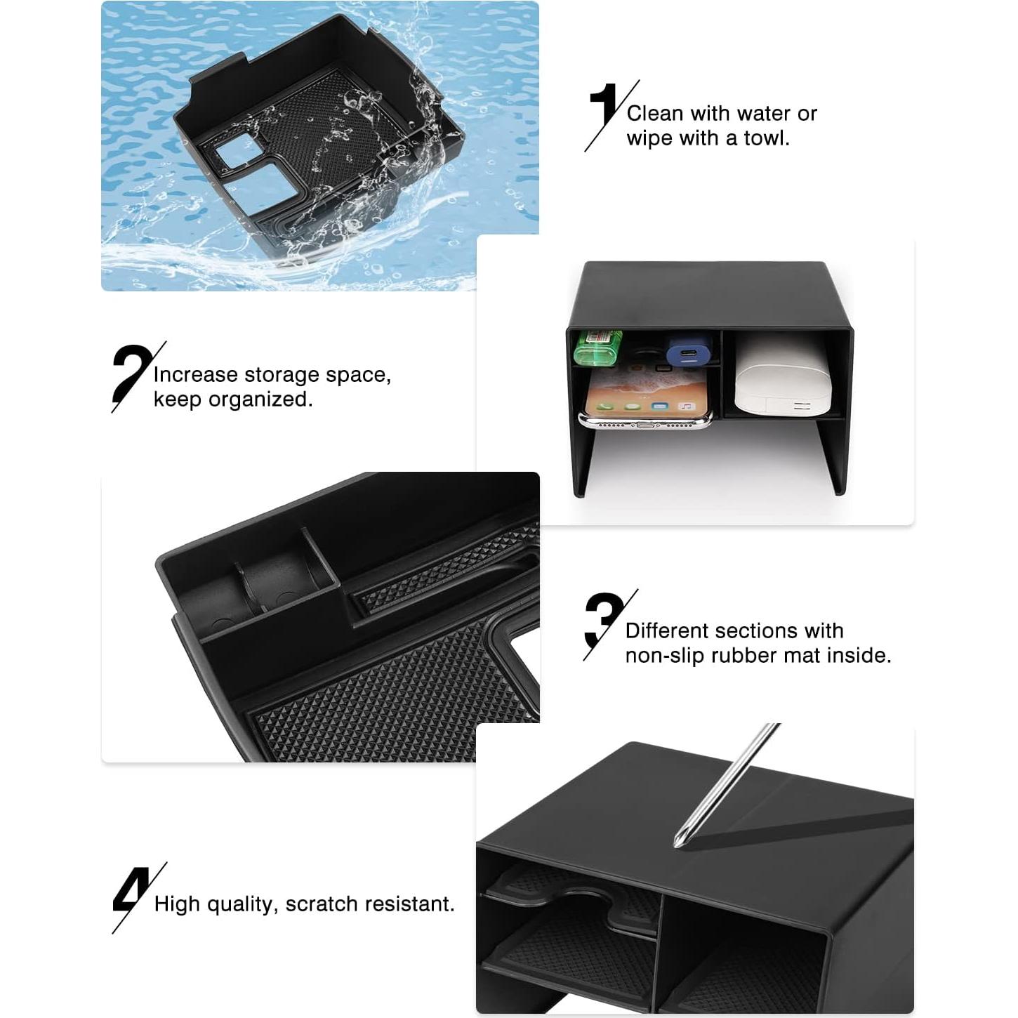 Organizador de Consola Central Karltys 2PCS para Toyota Corolla Cross 2022-2025