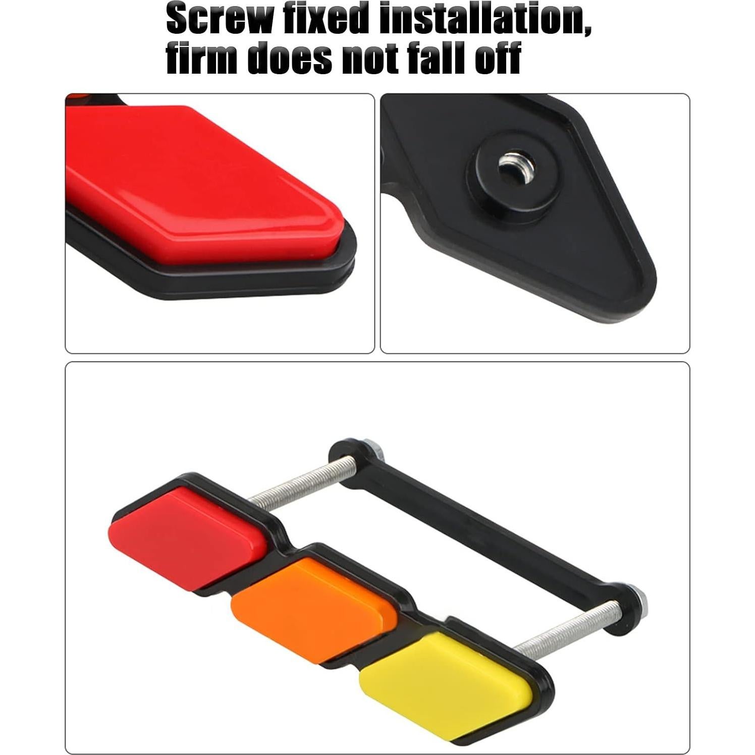 Emblema de Rejilla Tri-Color Sodcay para Tacoma 4Runner Tundra