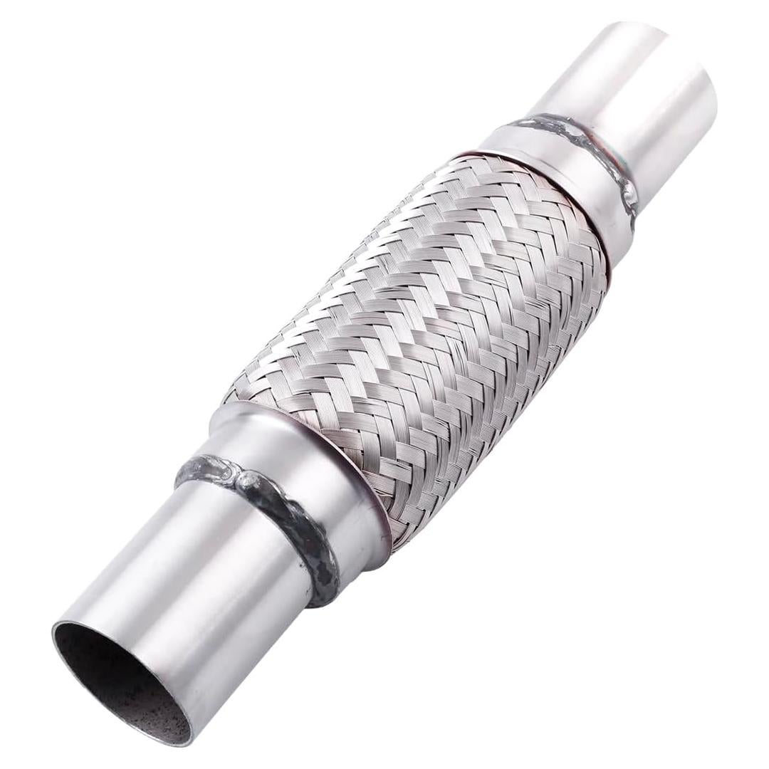 Tubo de Escape Flexible JOIUYOLJ 1.7"x6"x10" Acero Inoxidable