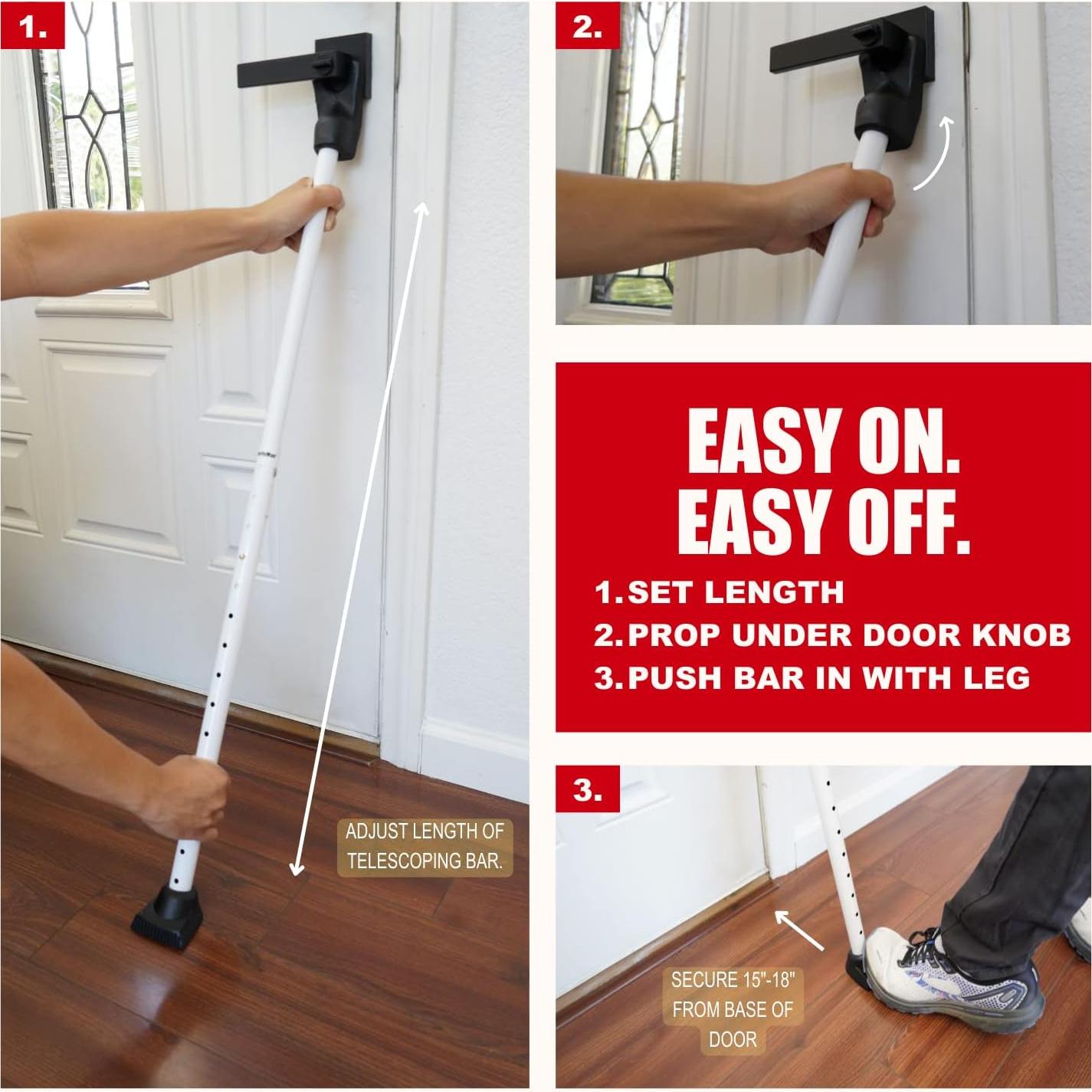 Barra de Seguridad 2 en 1 SECURITYMAN para Puerta Corredera