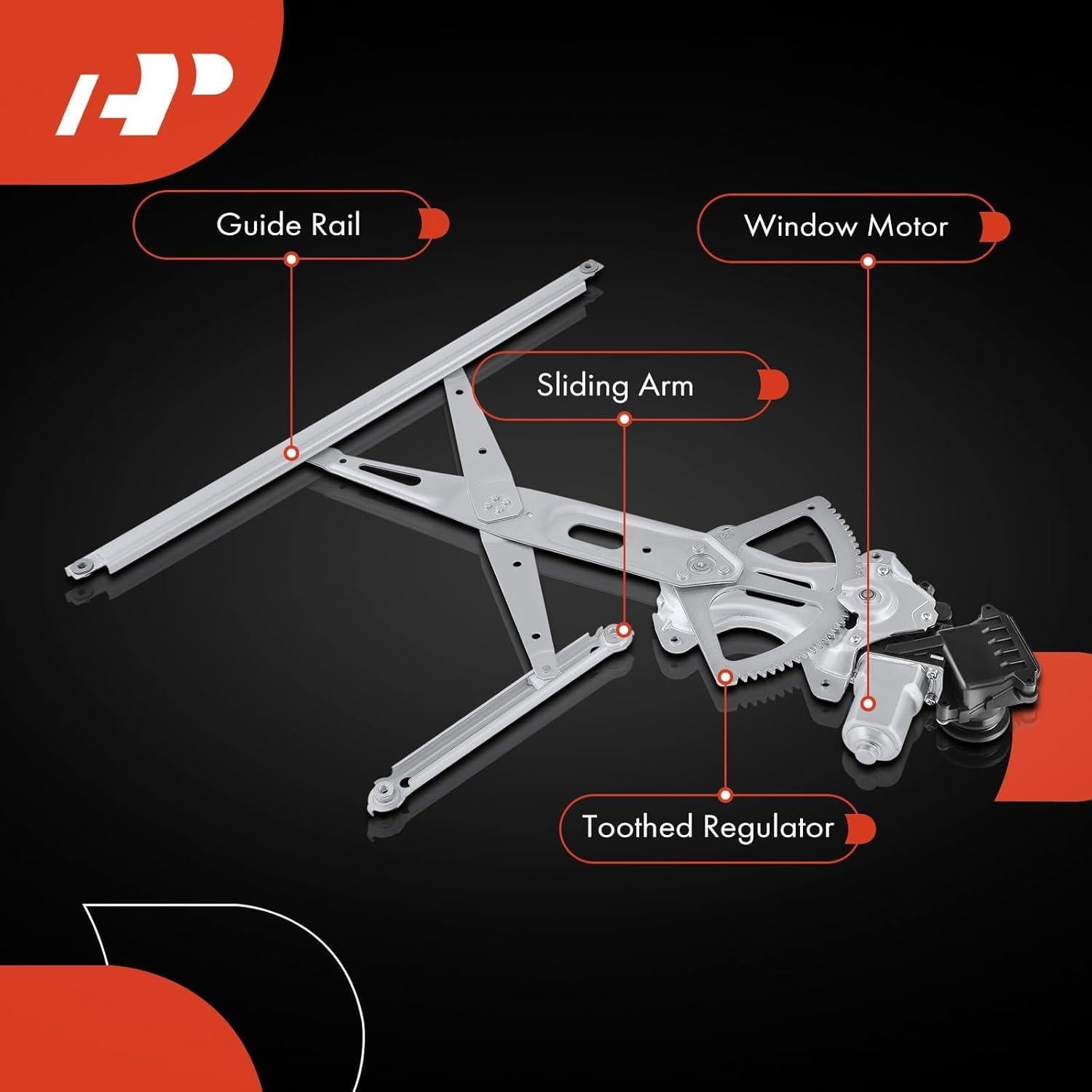 Regulador de Ventana Eléctrico A-Premium Toyota Corolla 2009-2013