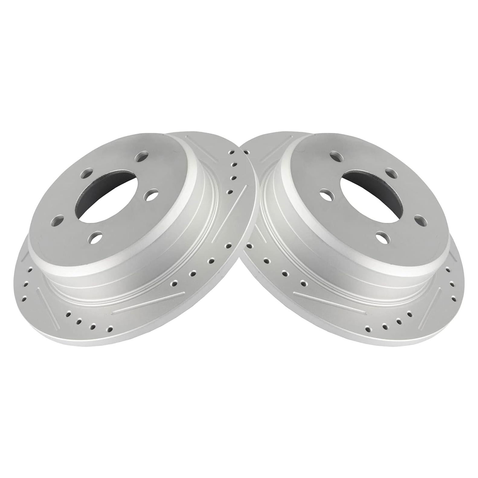 Juego de Discos de Freno TRQ G-Cubierto 2 Piezas Jeep 1993-1998