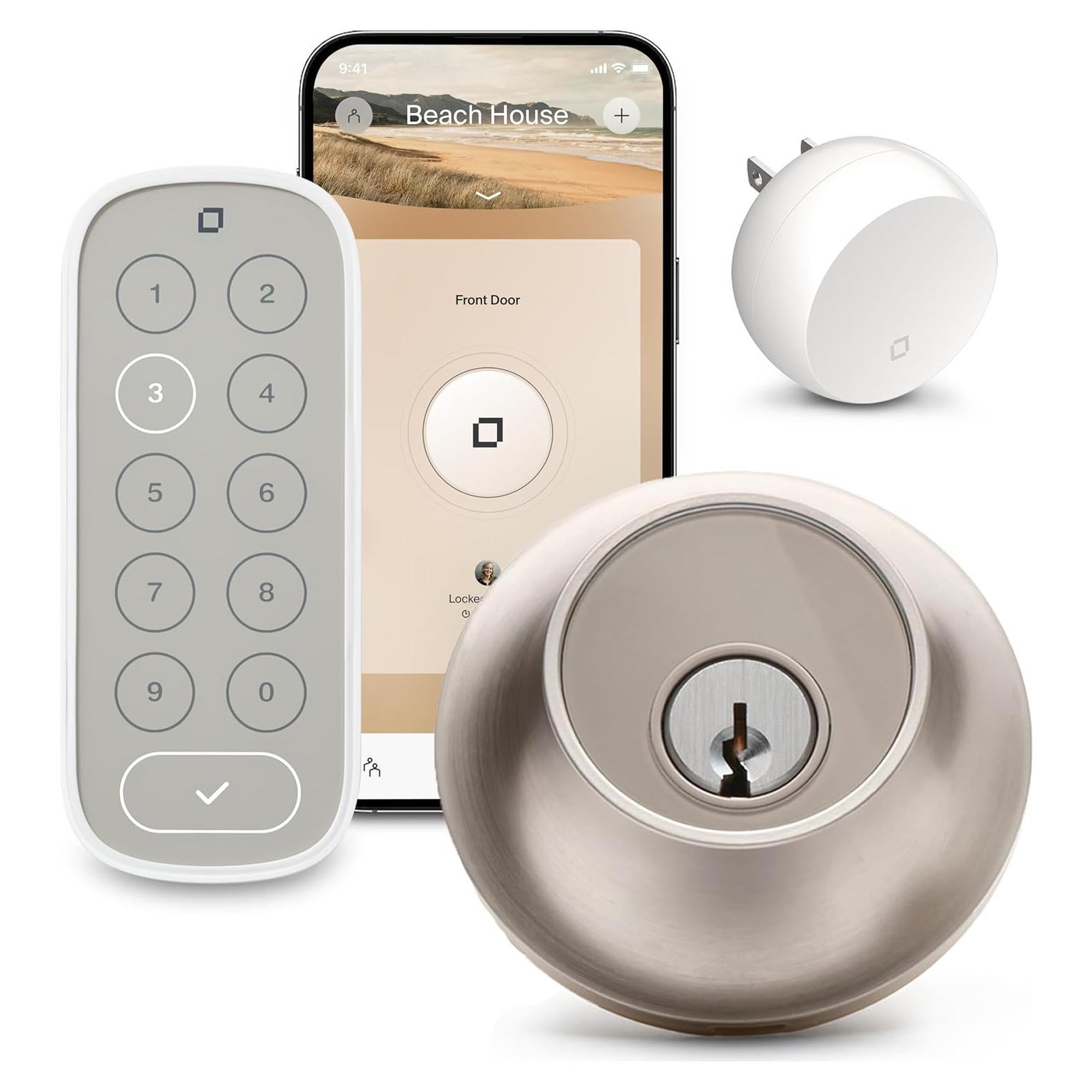 Cerradura Inteligente Level Lock con Teclado - Níquel Satinado