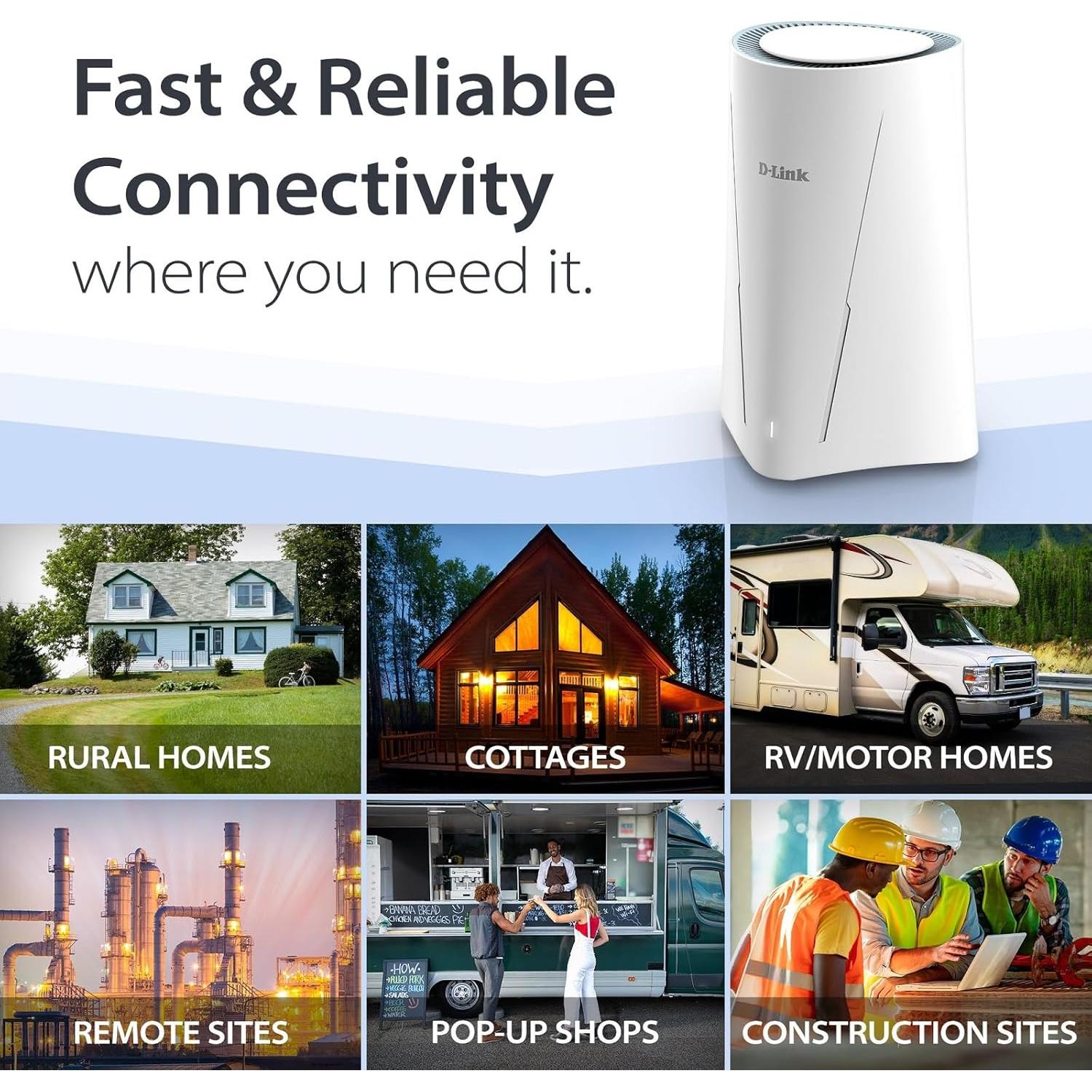 Router D-Link G530 5G NR AX3000 WiFi 6 con SIM