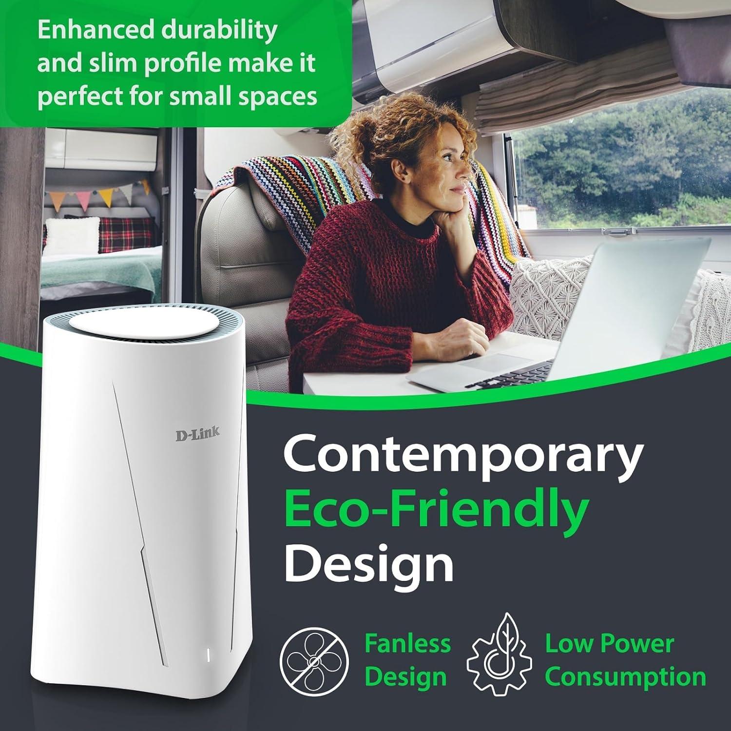 Router D-Link G530 5G NR AX3000 WiFi 6 con SIM