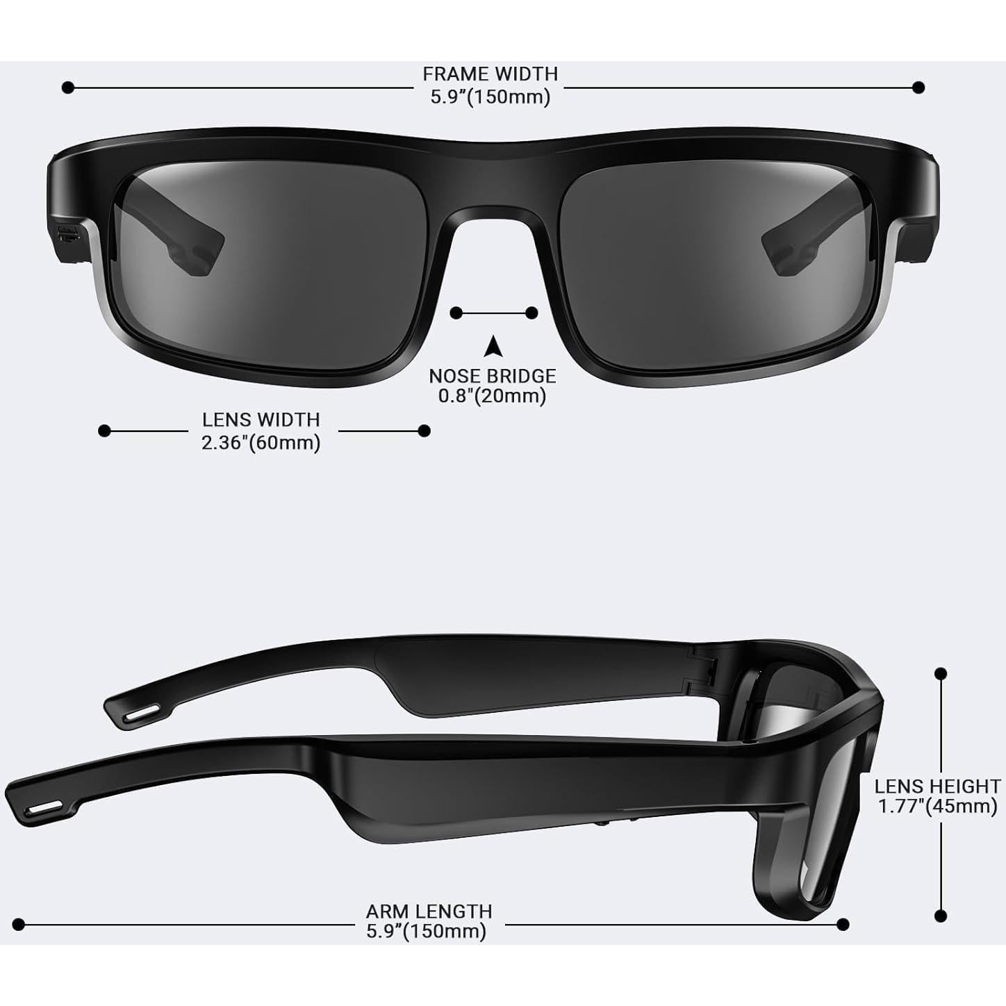 Gafas de Sol Polarizadas Bluetooth LVTEL LV-M8 Pro UV400