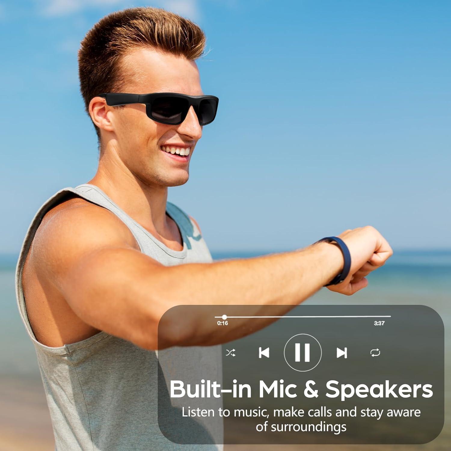 Gafas de Sol Polarizadas Bluetooth LVTEL LV-M8 Pro UV400