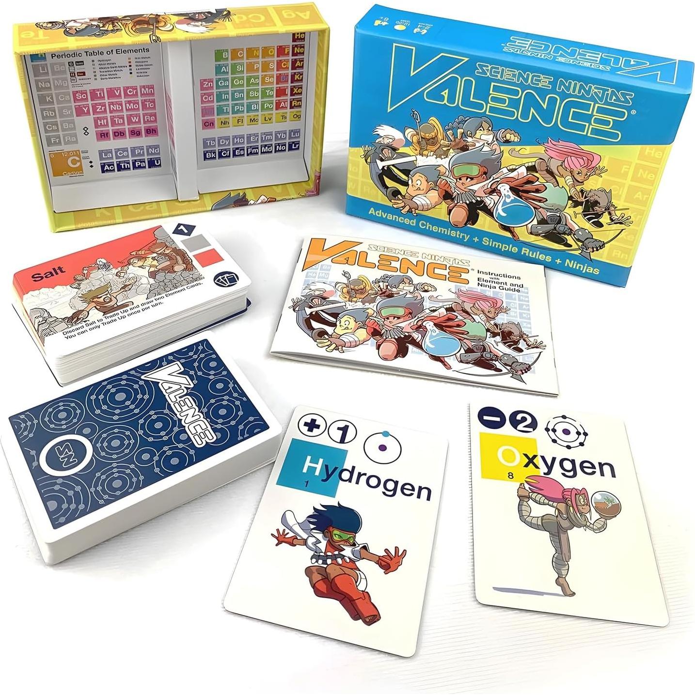 Juego de Cartas Valence - Ciencia Divertida para Niños