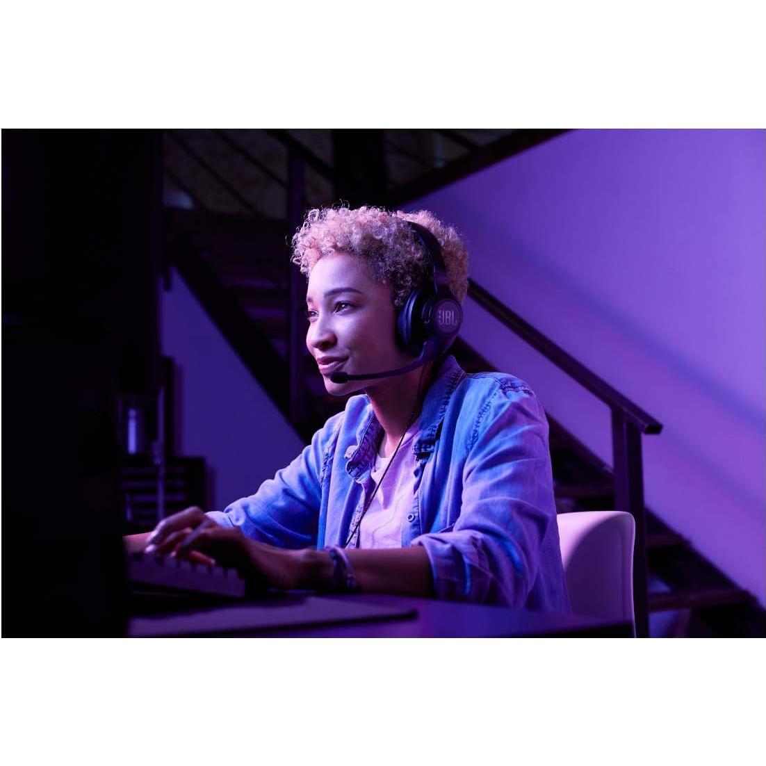 Auriculares JBL Quantum 300 Gaming con Micrófono - Negro