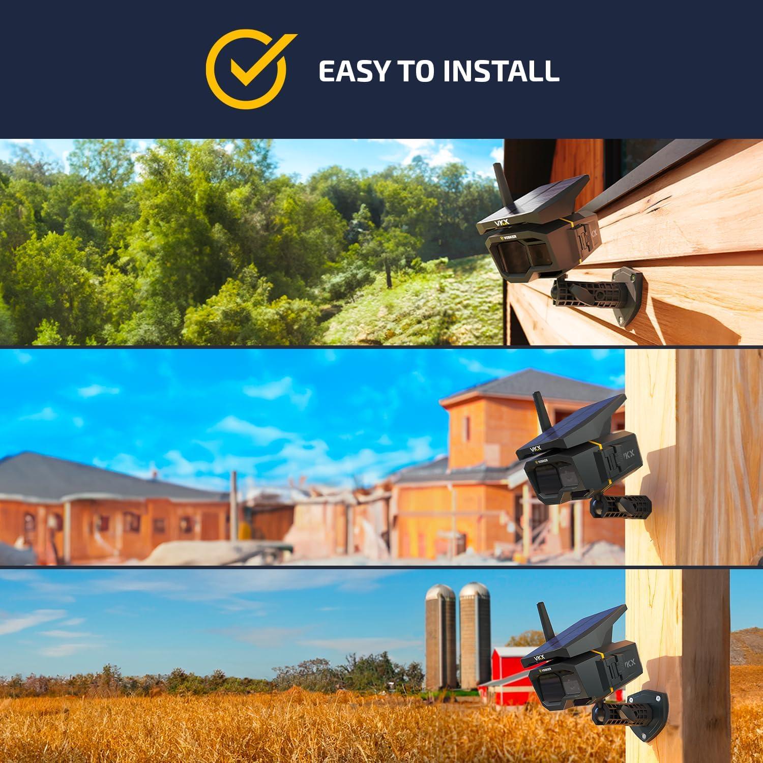 Cámara de Seguridad Solar Vosker VKX 4G-LTE IP65 1080p